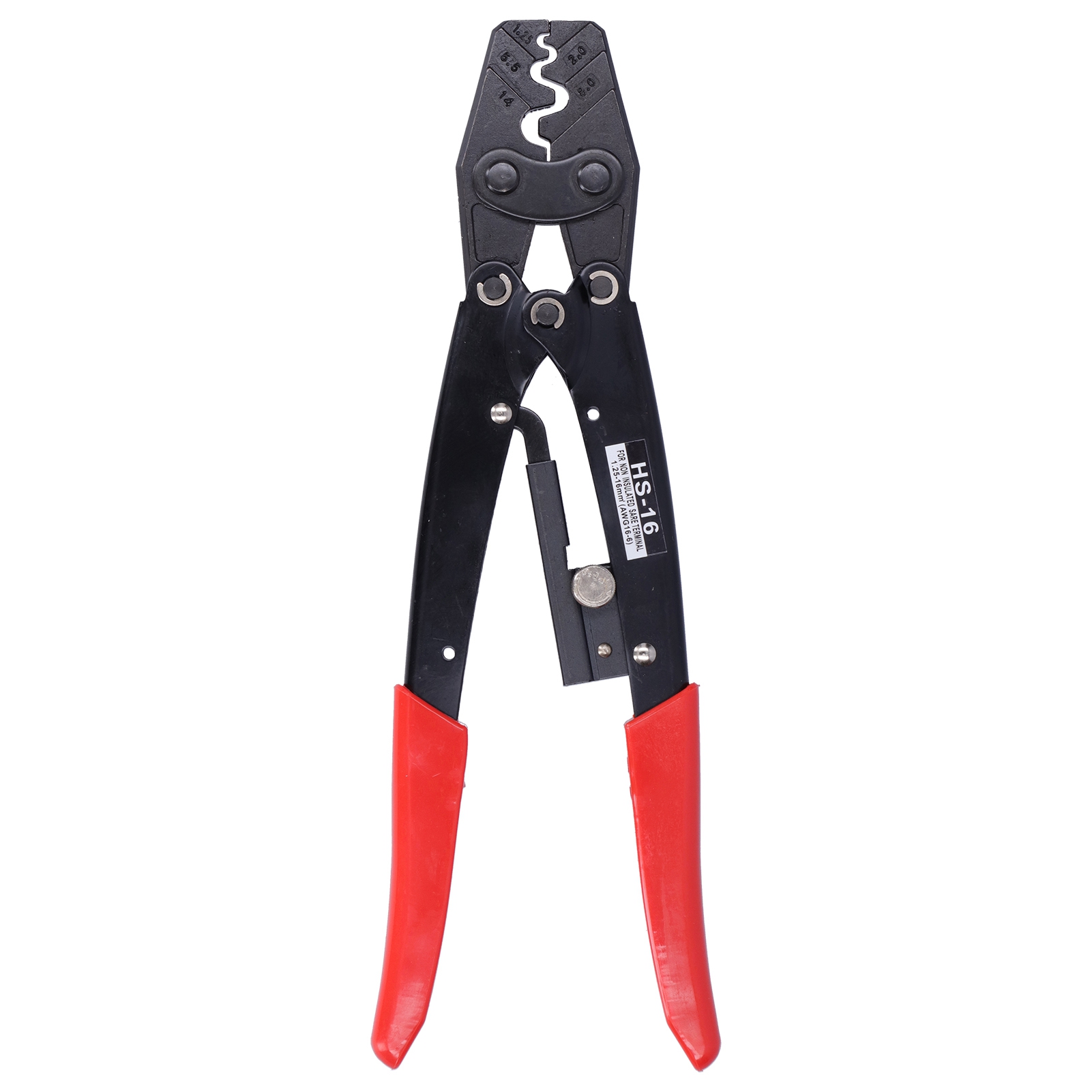 Hs-16 Ratschen-abisolierzange Für Blanke Kabelanschlüsse, Kabelcrimpen, Us-nennquerschnitt 16-6awg (1,25-16 Mm²)