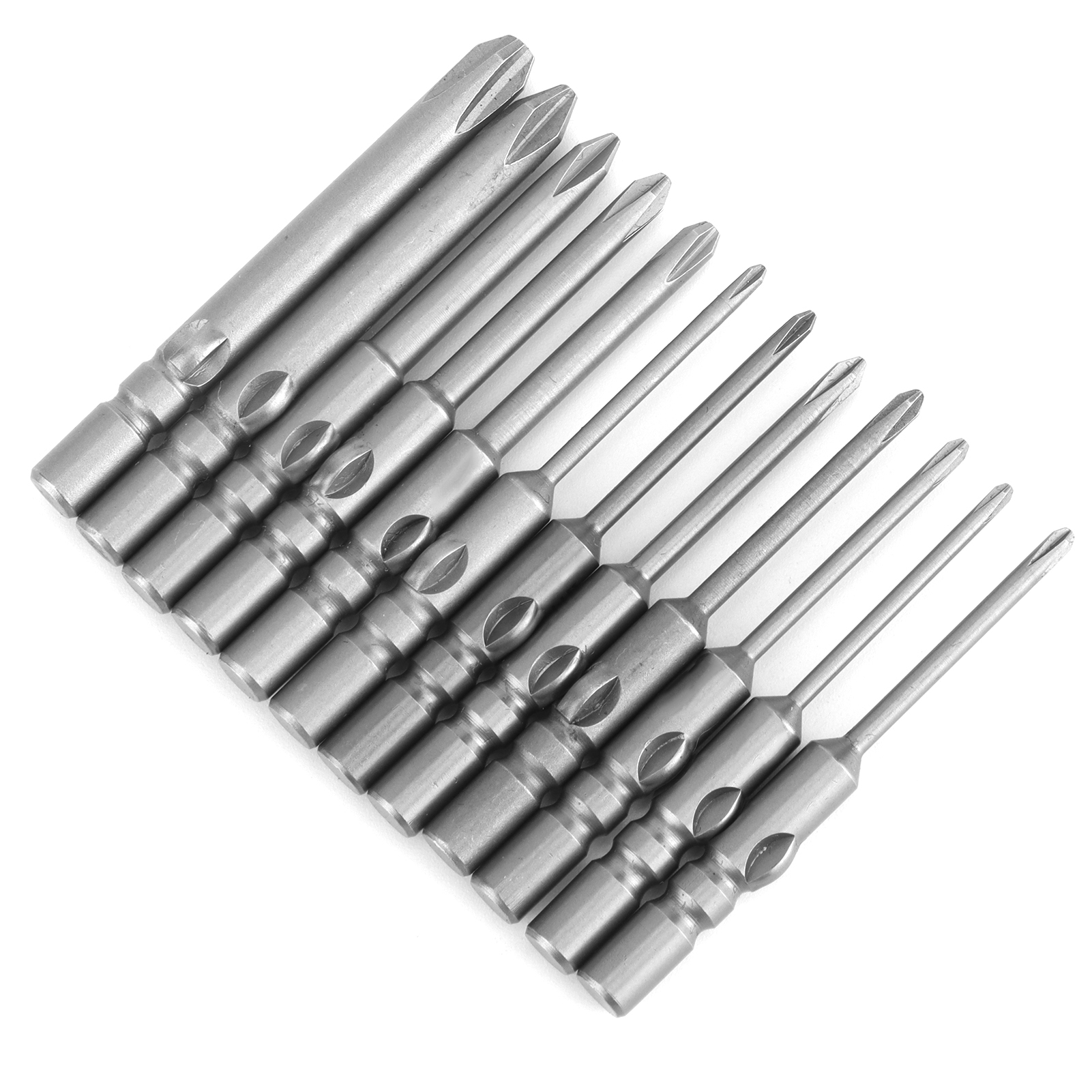 12 Magnetische Kreuzschlitzschraubendreher-bits, Zubehör Für Elektrische Bohrmaschinen, 4-mm-handschrauber