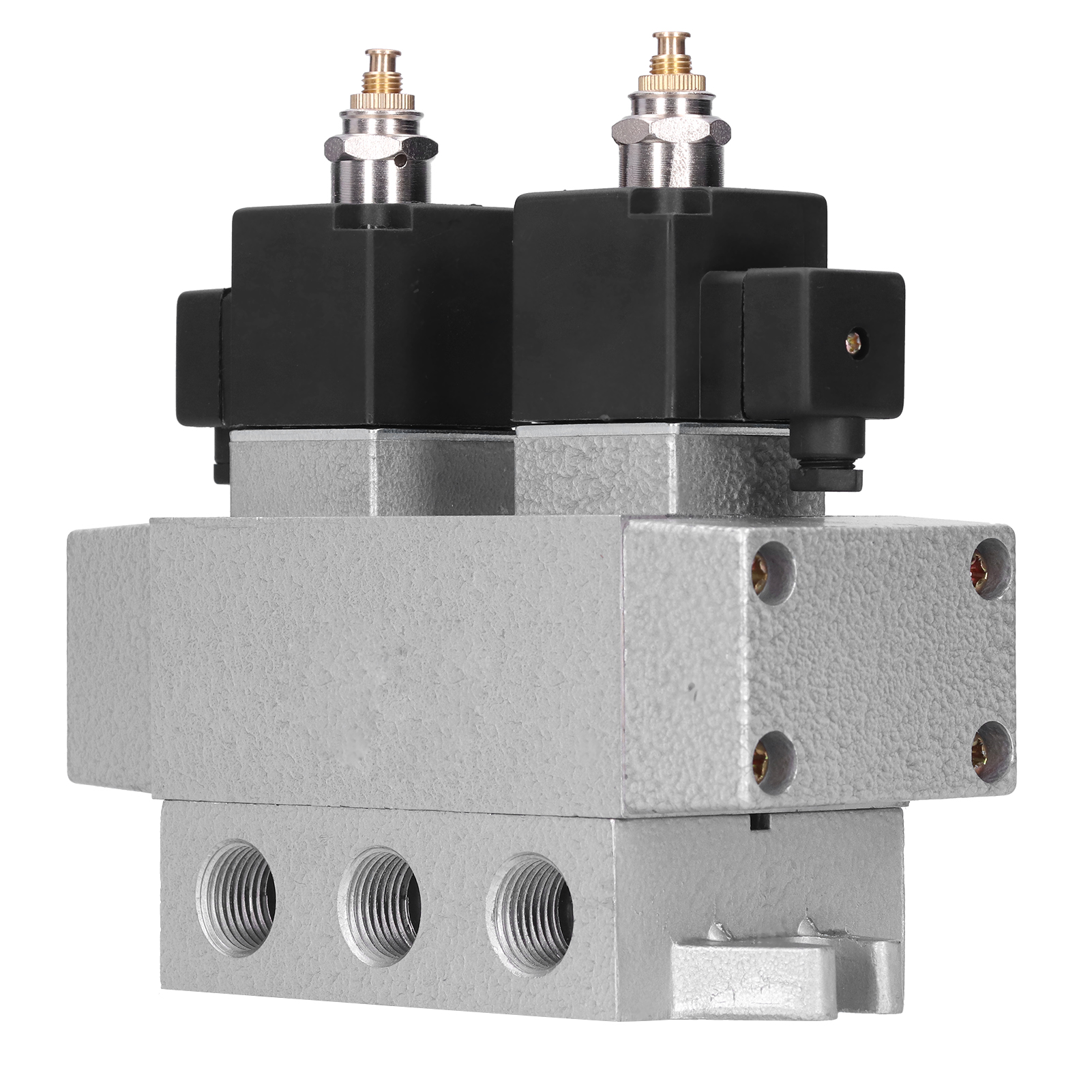 Elektrisches 3-positionen-, 5-wege-magnetventil, Doppeltwirkend, Industriebedarf, G1/2" K35d2h-15ac 110 V