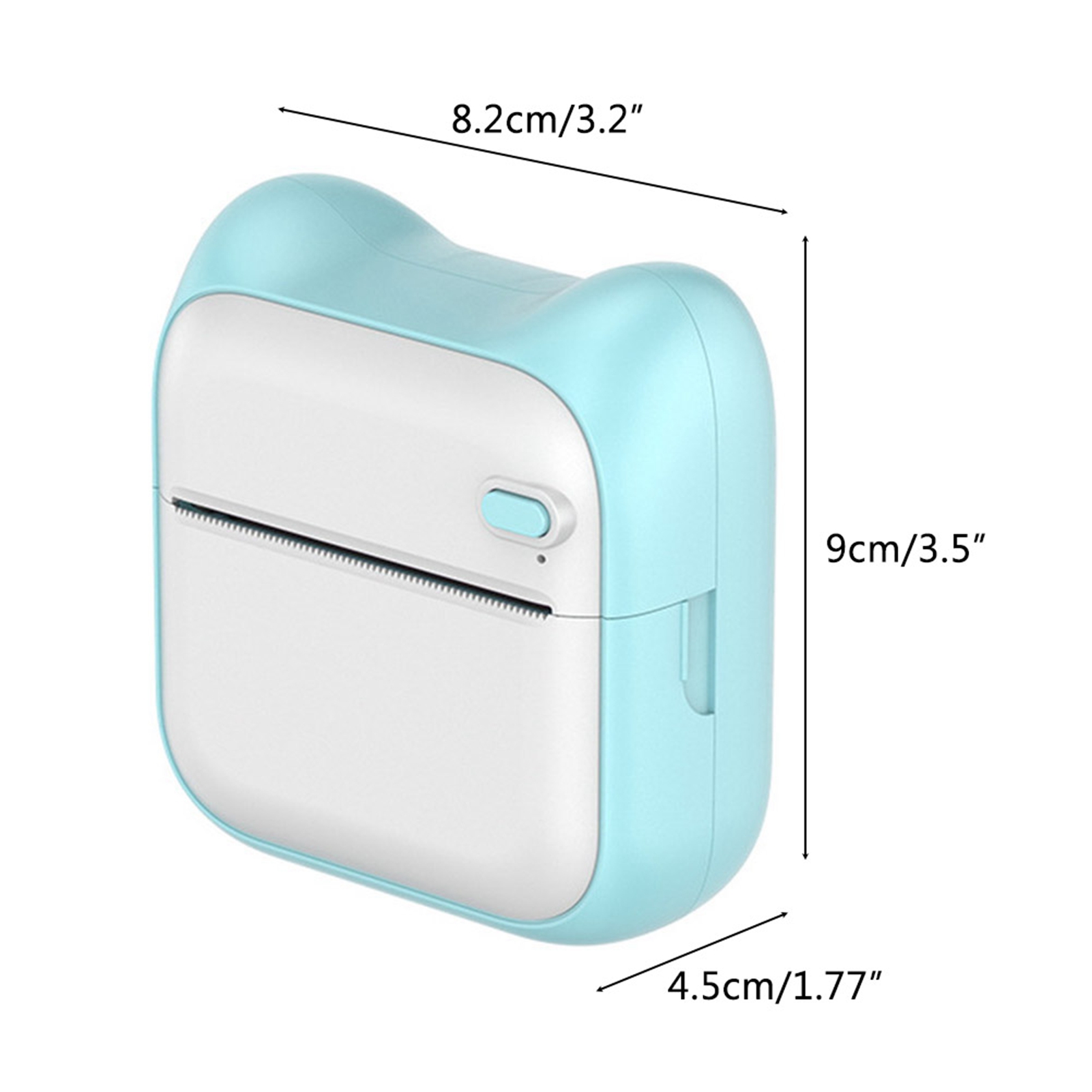 Mini-thermodrucker Mit Bluetooth-verbindung, Tragbar, Einfach Zu Bedienen Und Kompatibel Mit Android Und Ios. Taschenformat-drucker Und Etikettendrucker.