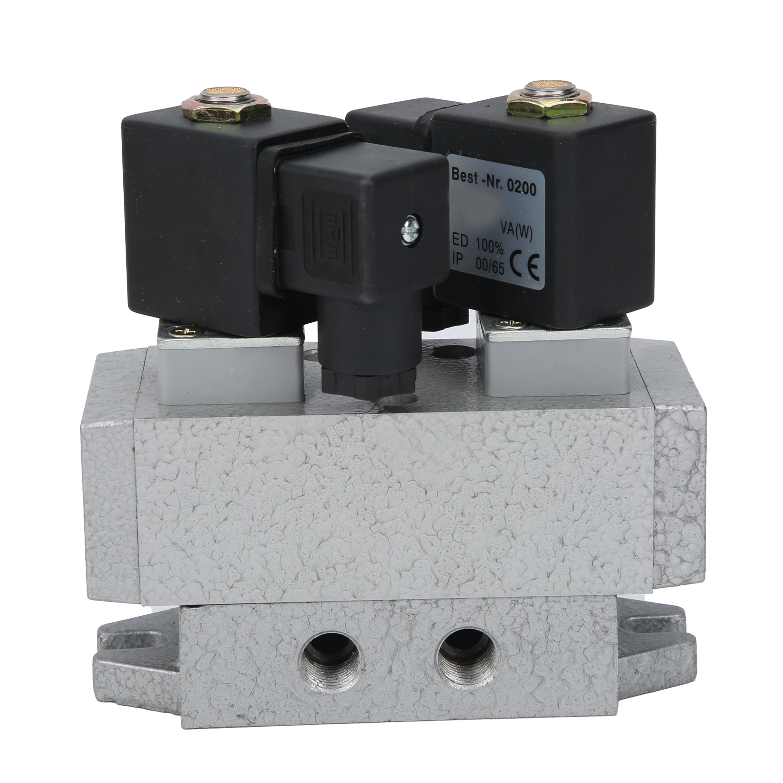 G1/8" 2-positionen 5-wege-magnetventil, 2-wege-verteiler K25d2h-6ac220v