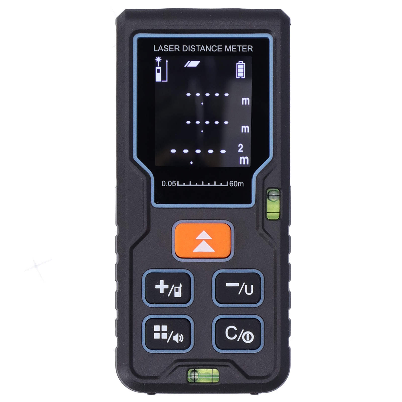 S60 Laser-entfernungsmesser Mit Hintergrundbeleuchtung, Tragbarer Elektronischer Infrarot-entfernungsmesser, Messbereich Von 0,05 Bis 60 M