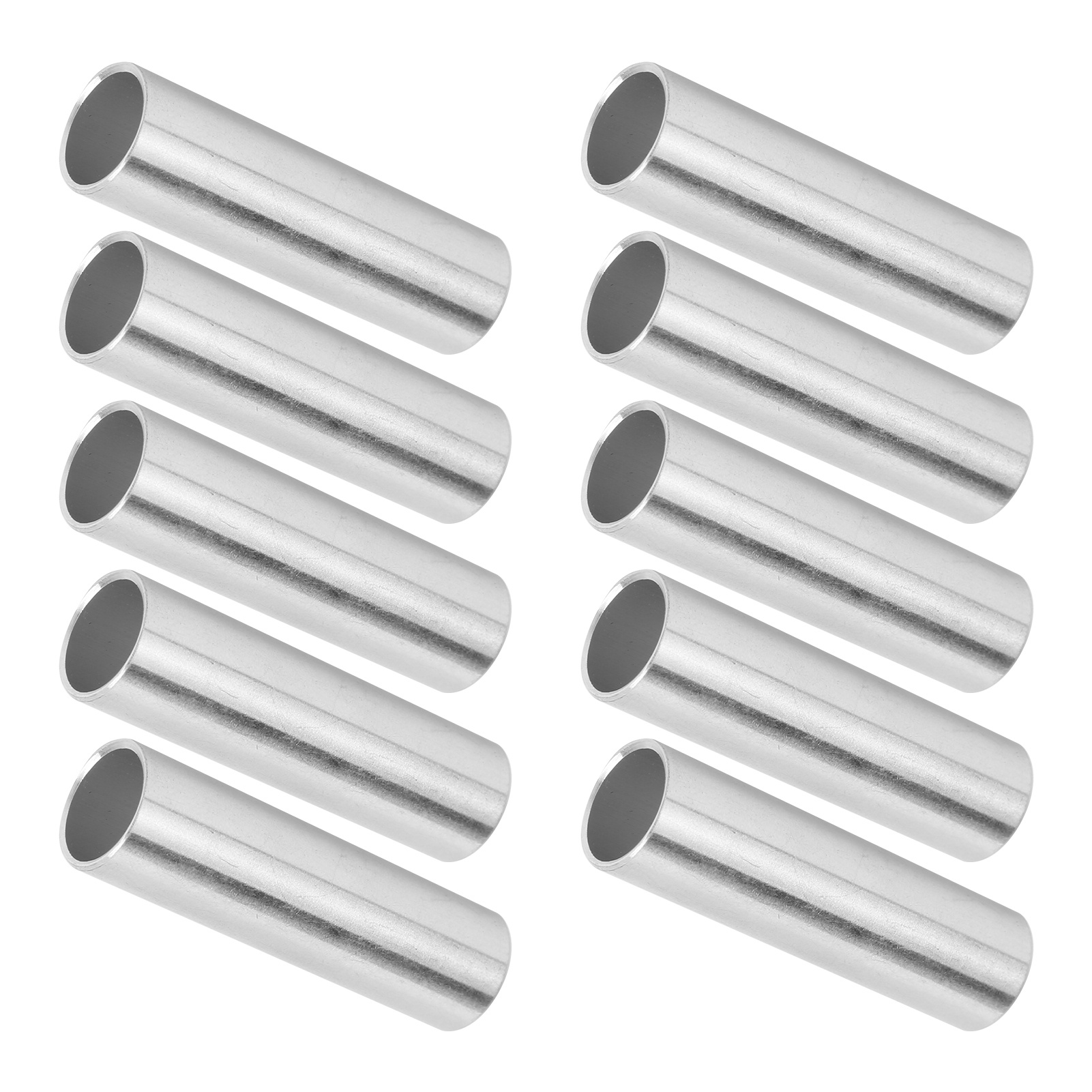 Packung Mit 10 Geraden Runden Aluminiumrohren Für Roboterhalterungen, 14 Mm Durchmesser, 6100-1214-0050