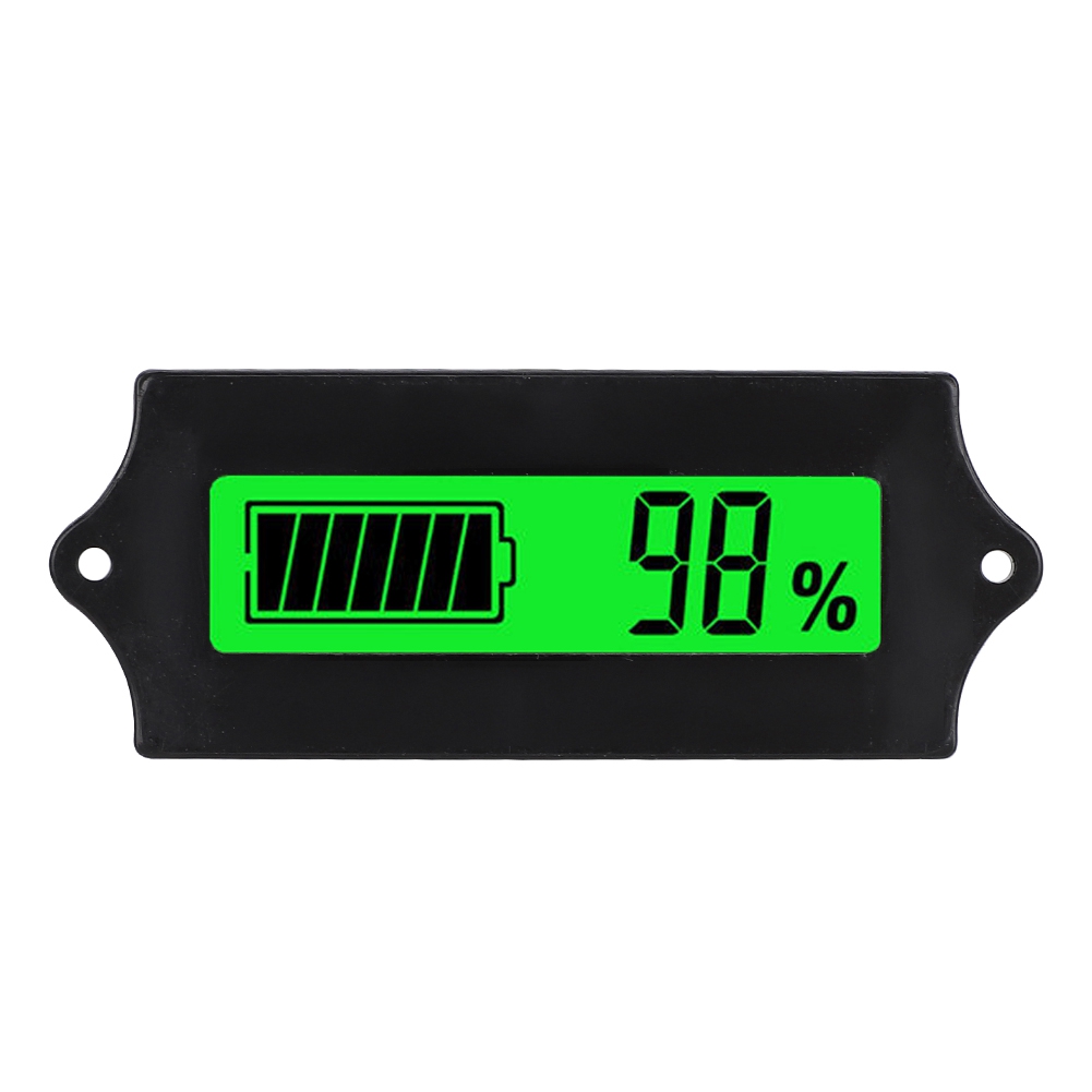 Gy-6g Lcd-voltmeter Für 12-84v-batterien Mit Lichtalarm (grüne Anzeige)