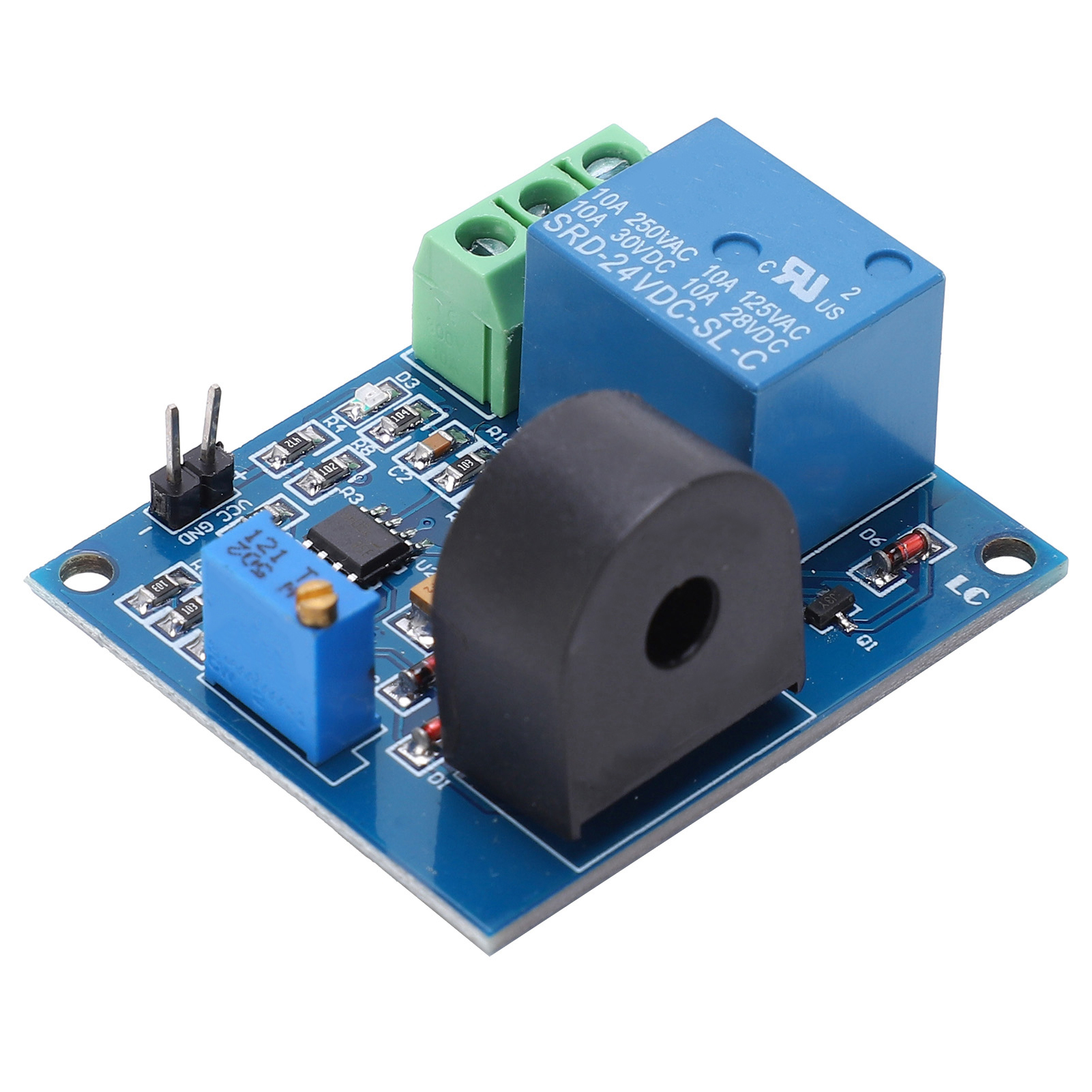 Überstromerkennungsmodul Mit Wechselstromsensor, 24 V, 5 A, 20 Hz 400 Hz Relais