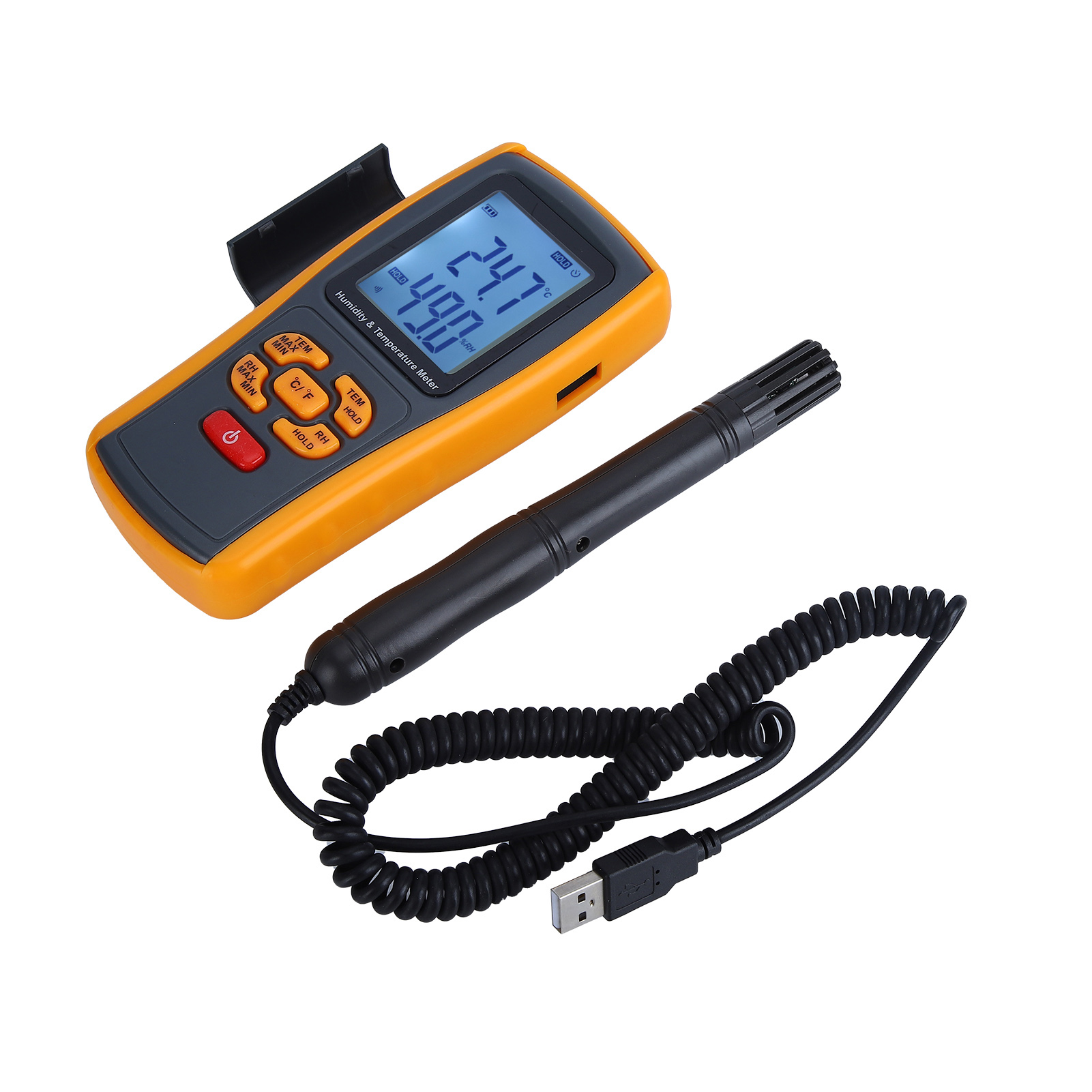 Tragbares Elektronisches Thermometer-hygrometer, Temperatur- Und Feuchtigkeitsmessgerät Für Die Industrie