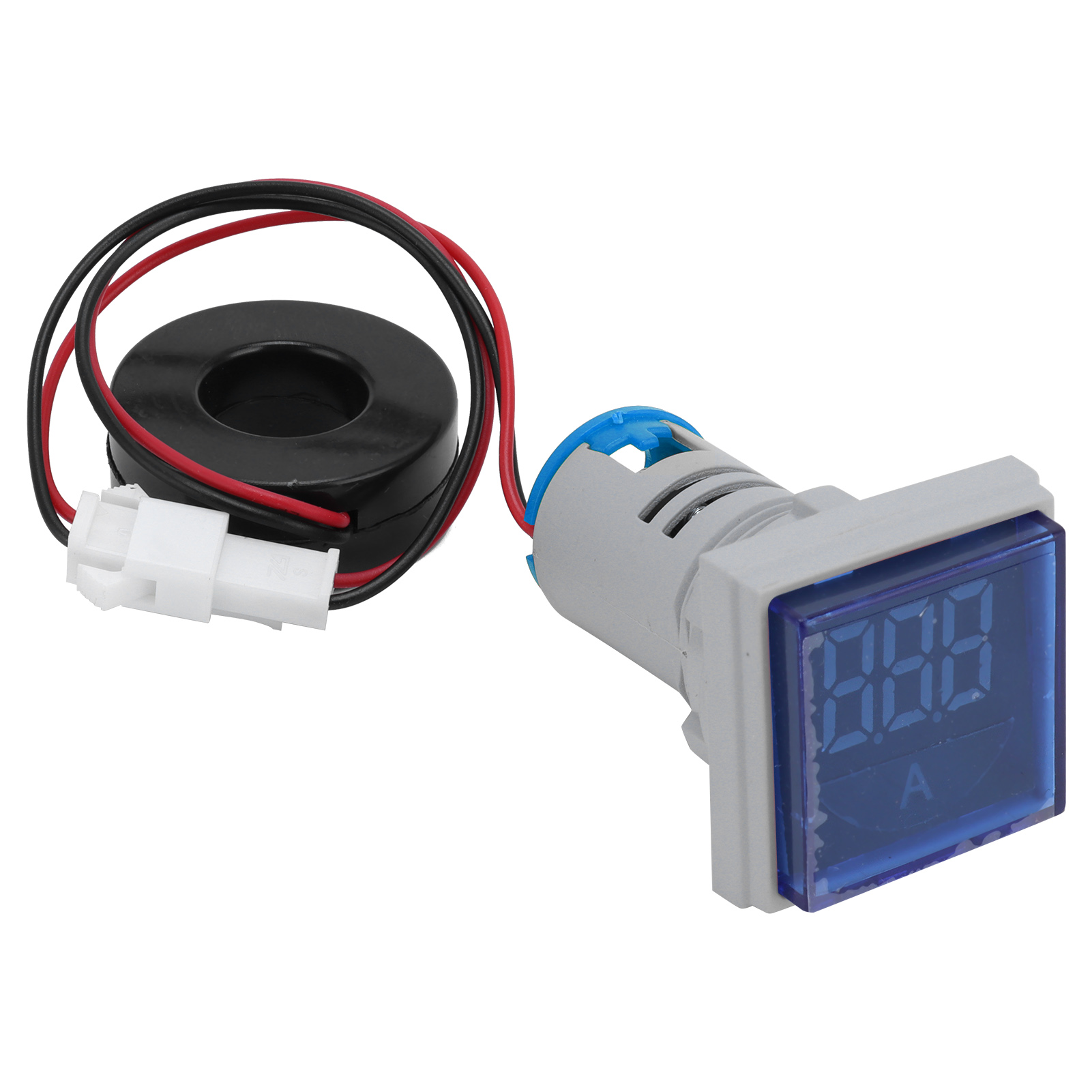 Digitales Rechteckwellen-amperemeter Mit Kontrollleuchte, 220 V Wechselstrom, Ad16-22fsa, Blau