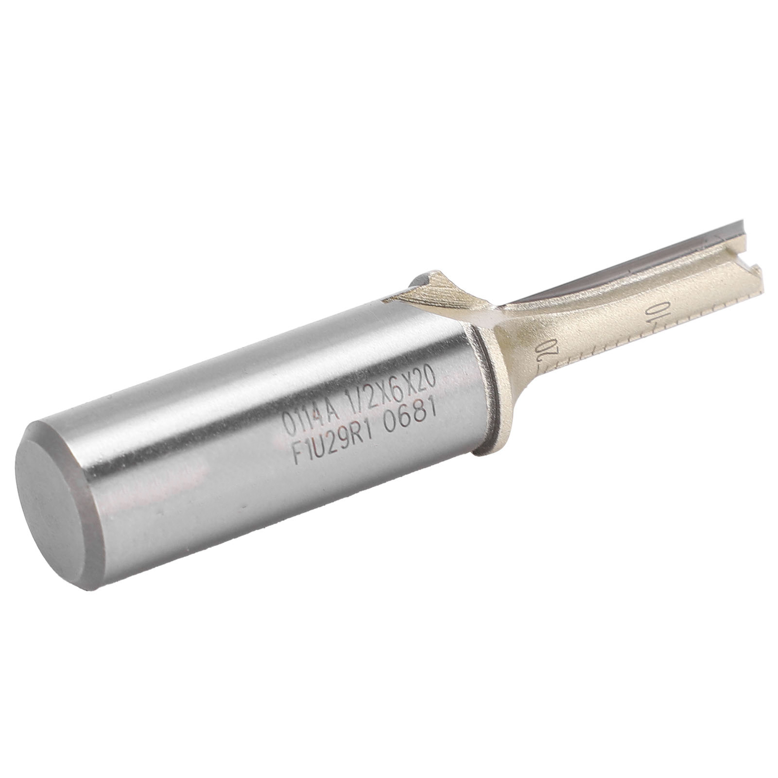 3-schneidiger Hartmetall-schaftfräser Mit Geradem Schaft, Werkzeugmaschinenzubehör Ak47-1/2x6
