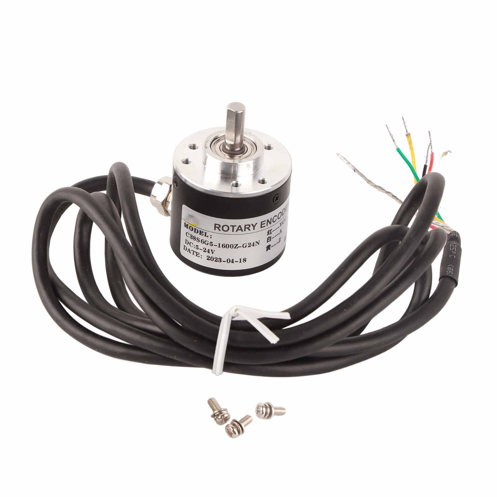 Inkrementeller Abz-encoder, 6-mm-vollwellen-drehstromgetriebemotor, Dc5-24vc38s6g5-2000z-ausrüstung