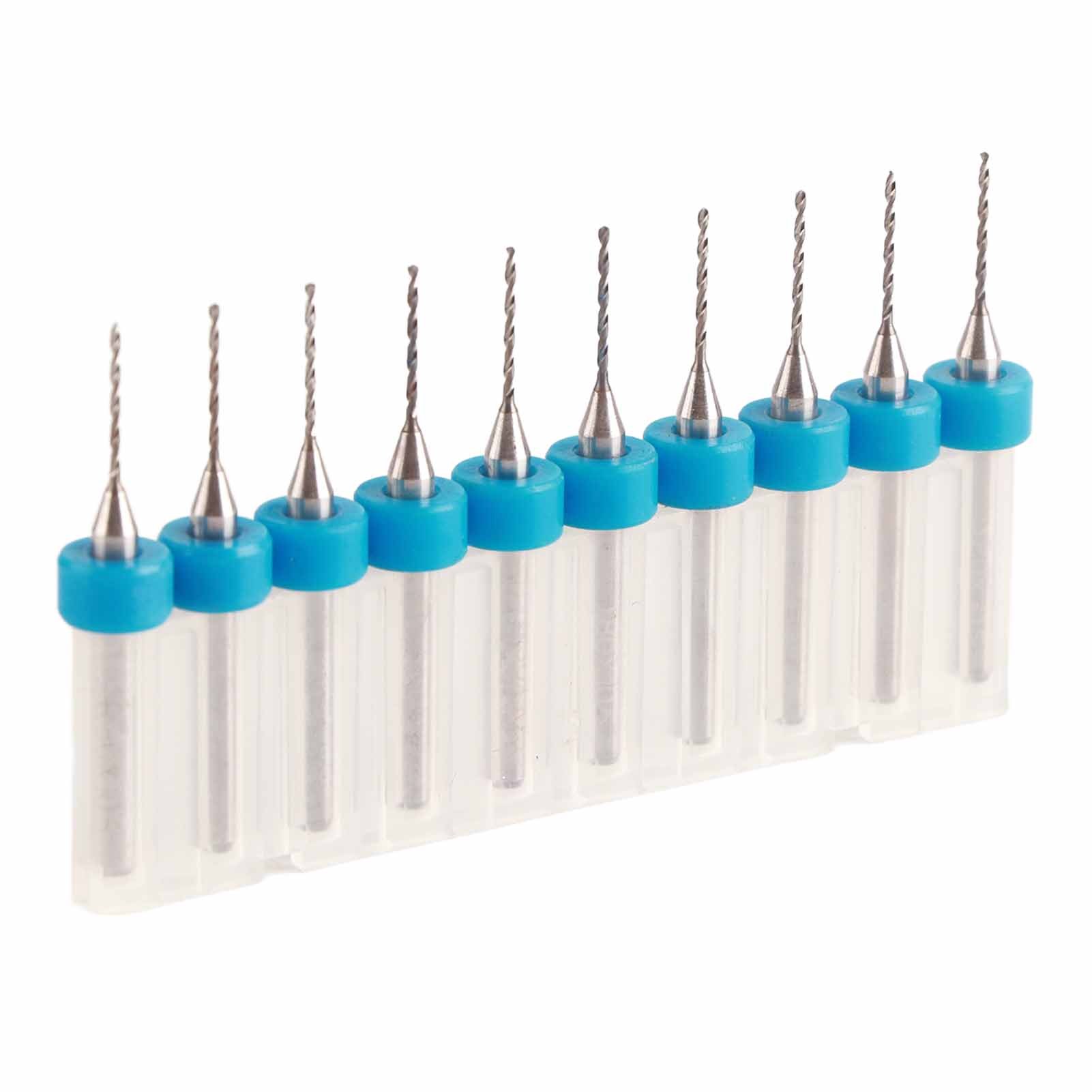 Set Mit 10 Mini-bohrern (0,8 Mm) Für Holzbearbeitung, Bohren, Uhren- Und Handy-reparaturen.