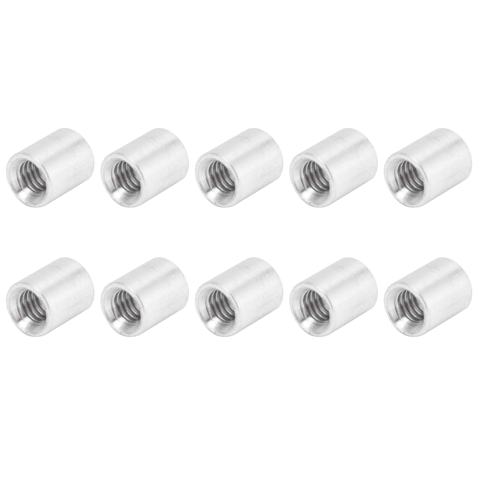 Packung Mit 10 Runden Distanzstücken Aus Aluminiumlegierung, Innengewinde, Zur Verbindung Von Säulen Und Stützen, M4 X 0,7 Mm, Länge 9 Mm