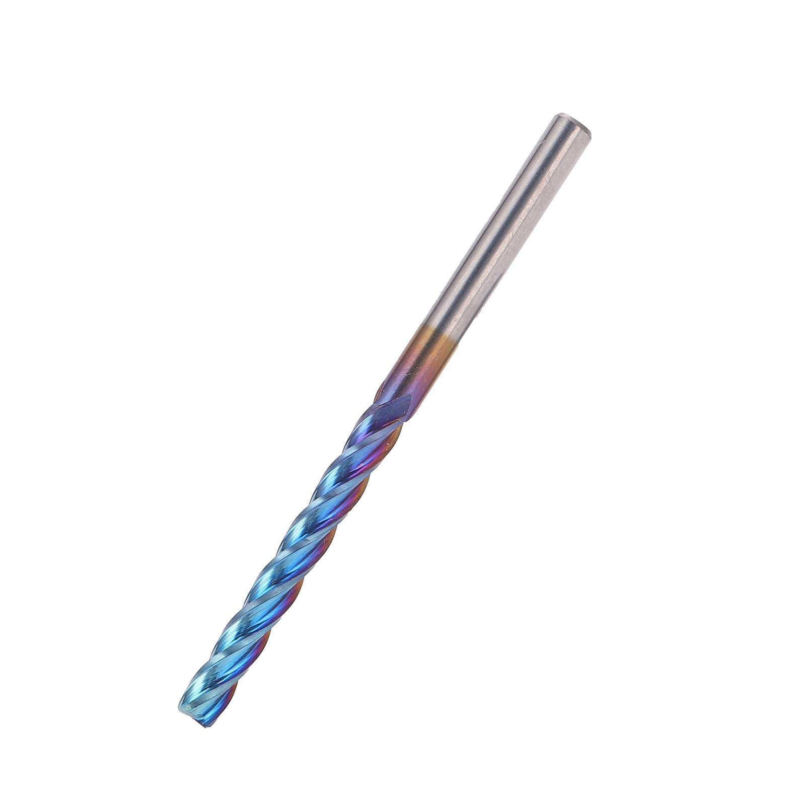 4-schneidiger Schaftfräser Aus Wolframstahl Mit Nanoblue-beschichtung Für Cnc-fräsen, 3,175 X 25 X 50 Mm