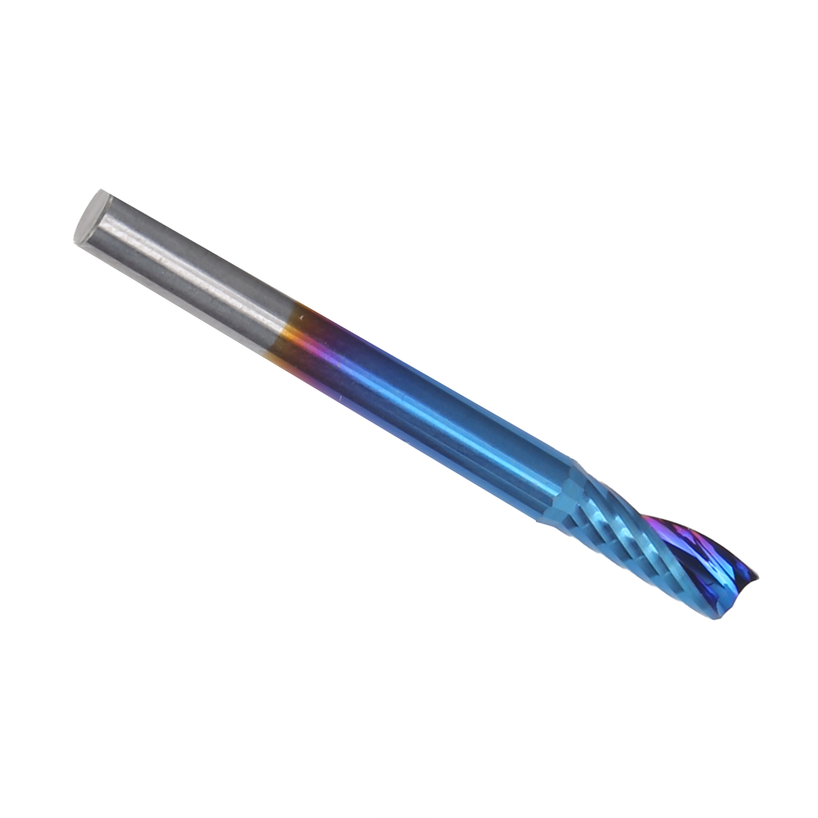 Einfachhelix-schaftfräser Aus Wolframstahl Mit Blauer Nano-beschichtung, 4x10x40 Cnc-schneidwerkzeug