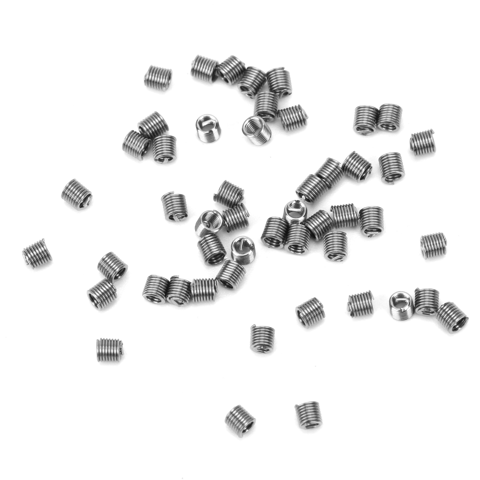 50 Gewindeeinsätze Für Kabelreparaturen, Schutzhüllen, Reduzierstücke Und Befestigungsmuttern M1,6 X 0,352,5d