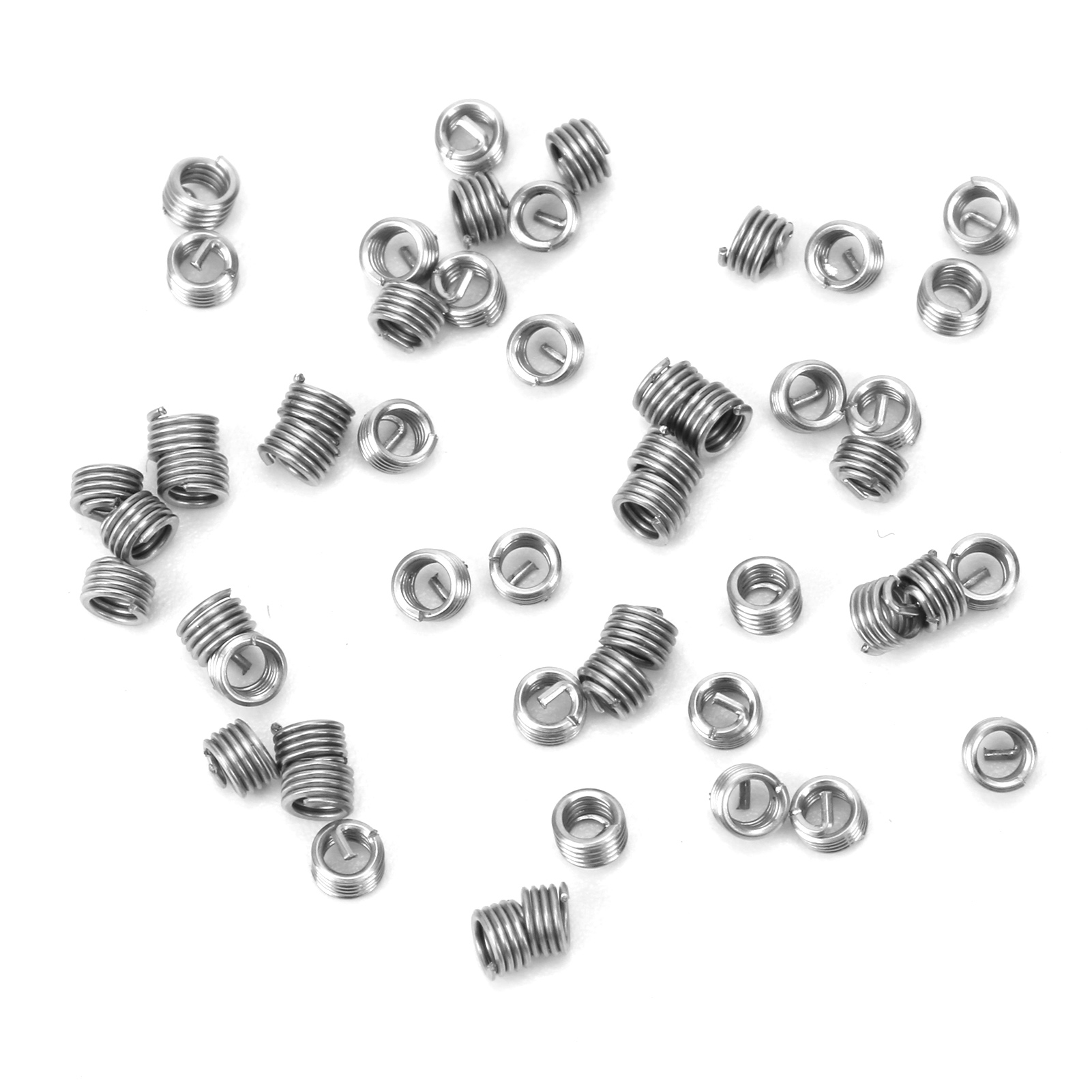 50 Gewindeeinsätze Für Kabelreparaturen, Schutzhüllen, Reduzierstücke Und Befestigungsmuttern M1,6 X 0,351,5d