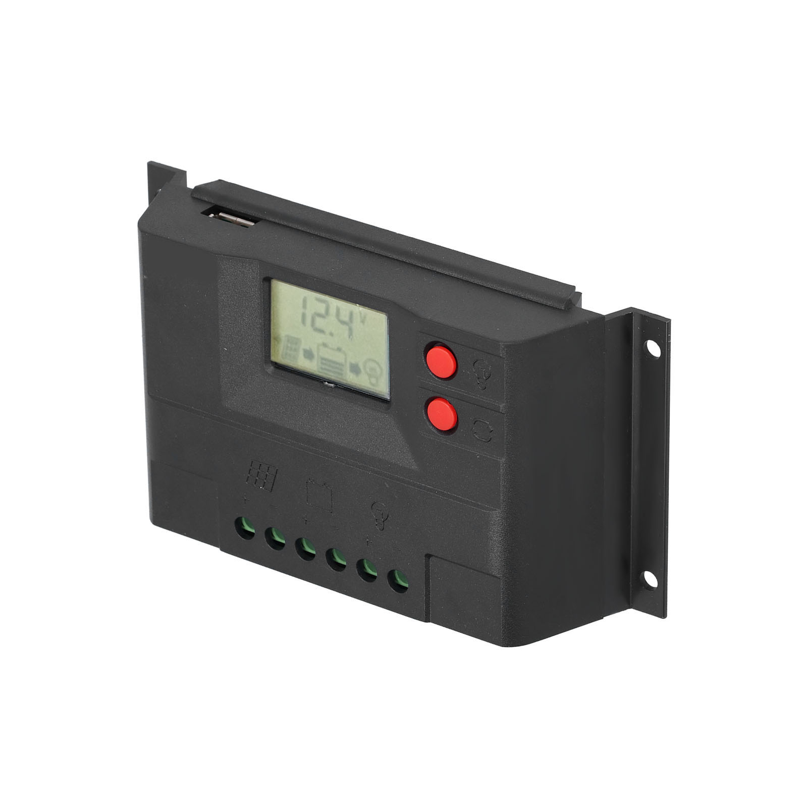 Automatischer Und Langlebiger 12v/24v-solar-laderegler Mit Schutzschaltung Und Lcd-display Für Den Heimgebrauch, 20a