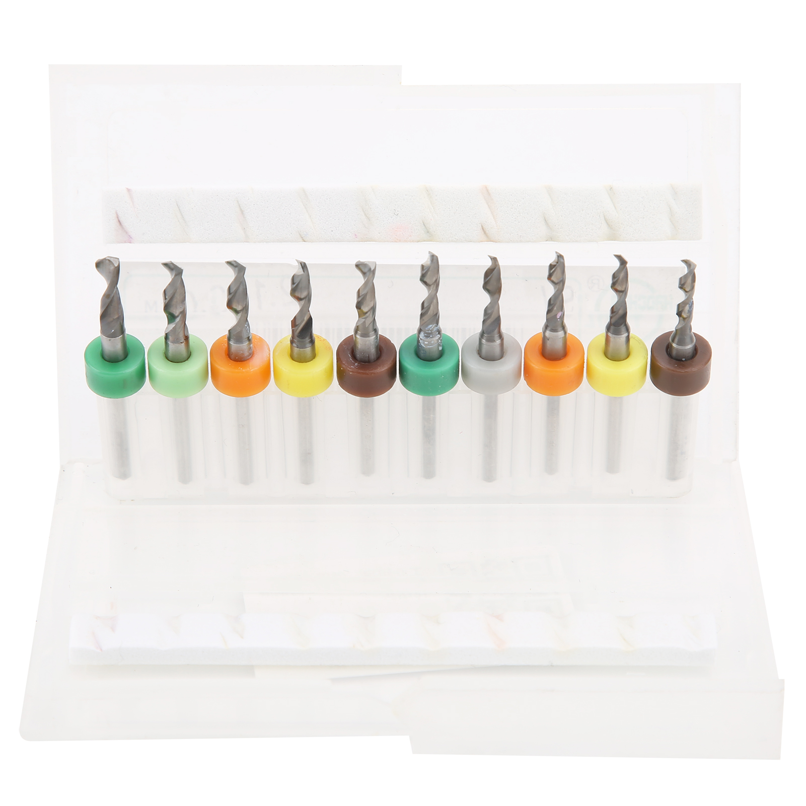 Packung Mit 10 Wolframstahl-mikro-spiralbohrern Mit Geradem Schaft Für Die Reparatur Von Leiterplatten (2,1-3,0 Mm).