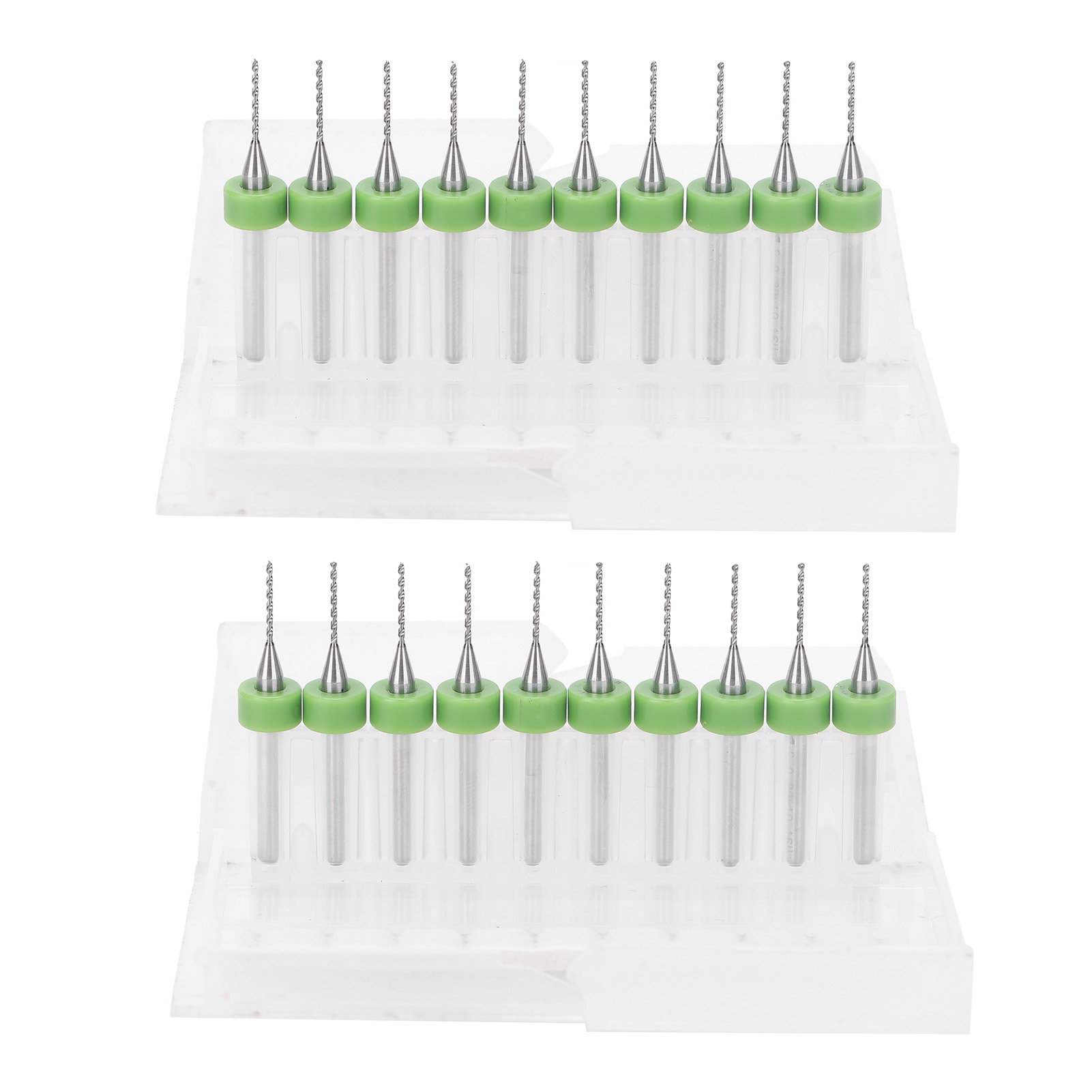 Set Mit 20 Bohrern Aus Wolframlegierungsstahl Für Leiterplatten, Mikro-torsions-vertikalbohrwerkzeug