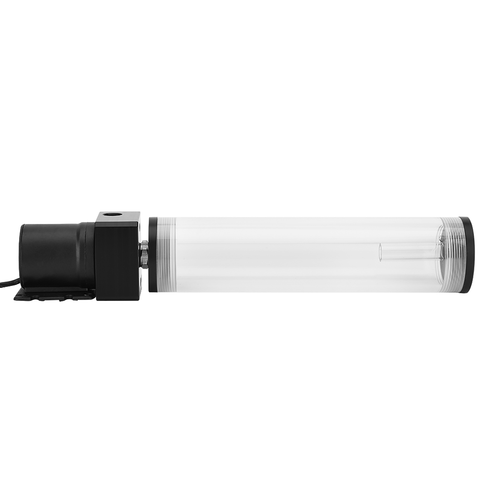 Zylindrischer Acryl-ausgleichsbehälter Für Diy-computer-flüssigkeitskühlung, 19-w-pumpe, G1/4-gewinde, 210 Mm
