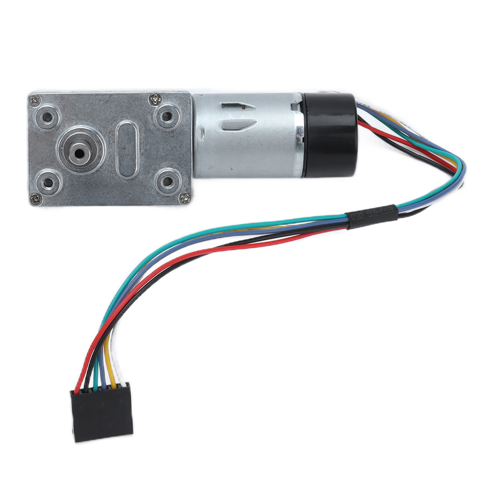 Jgy-370 Schneckengetriebemotor Mit Encoder, 14 Mm Biaxiale Abtriebswelle, 24 V Dc