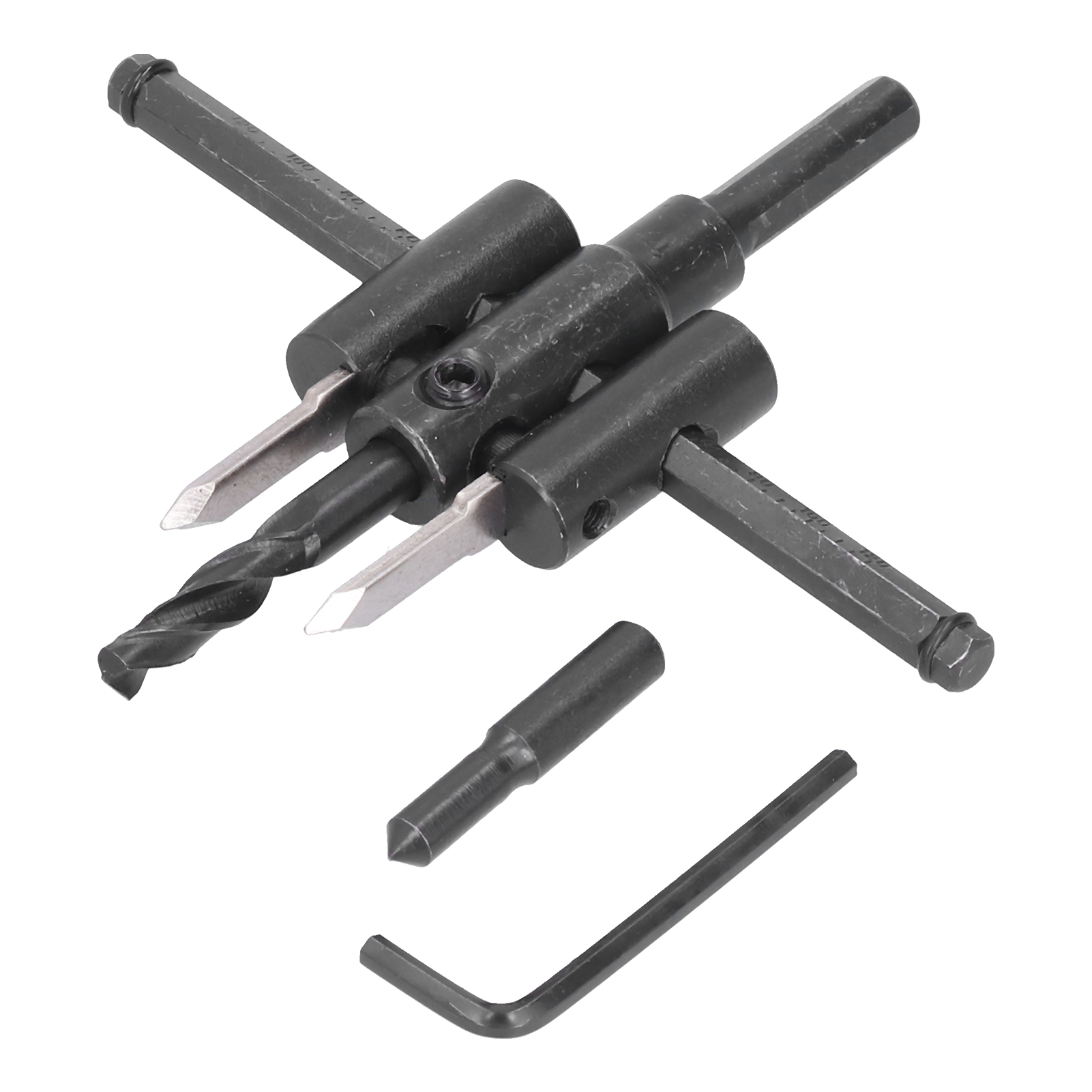 Verstellbares Lochsägen-set Für Holz, Rundlochbohrer, Heimwerkerwerkzeug Für Holzbearbeitung, 30–120 Mm