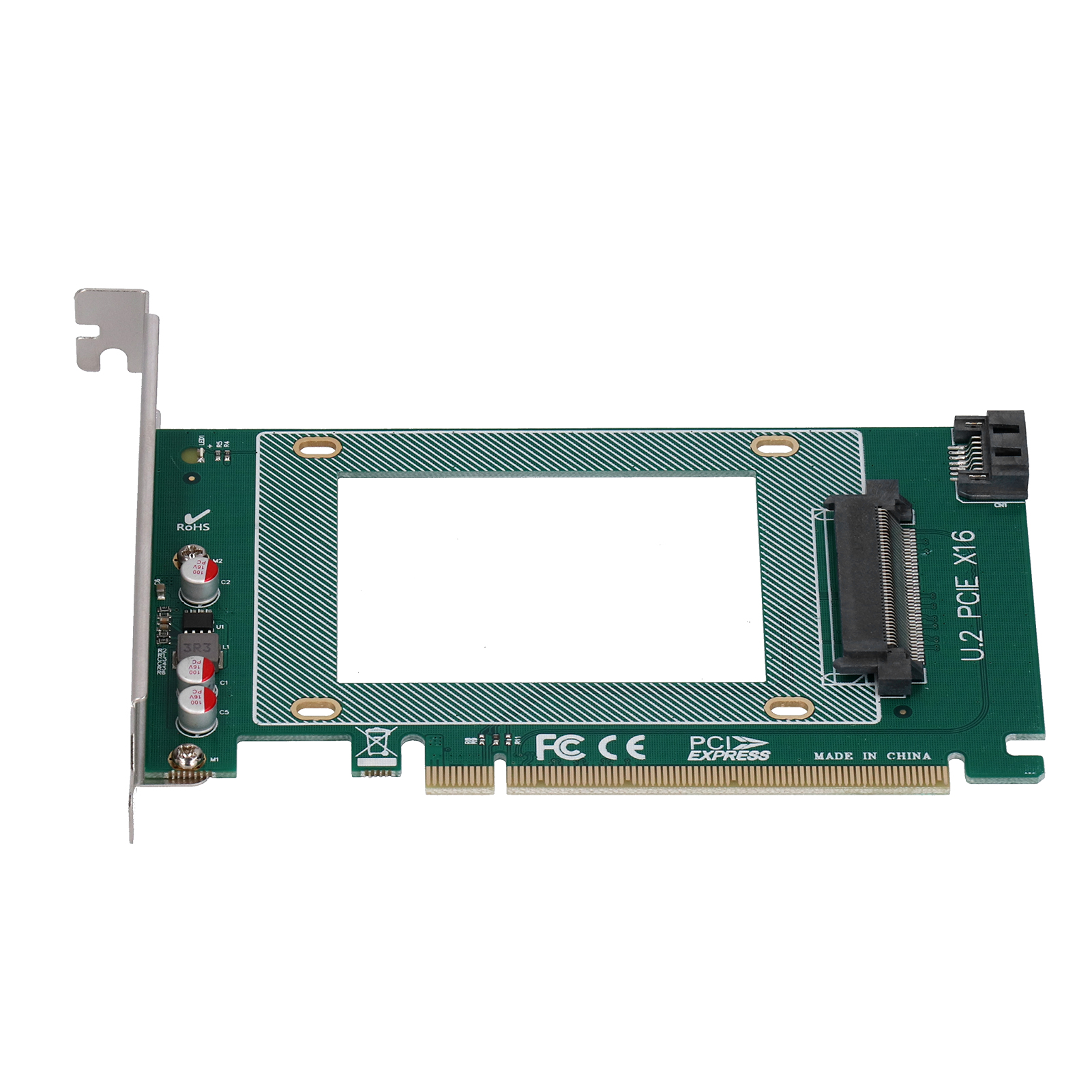 St518 Pci-e X16 U.2 Adapterkarte Sff-8639 2,5-zoll Nvme Ssd - Elektronisches Bauteil