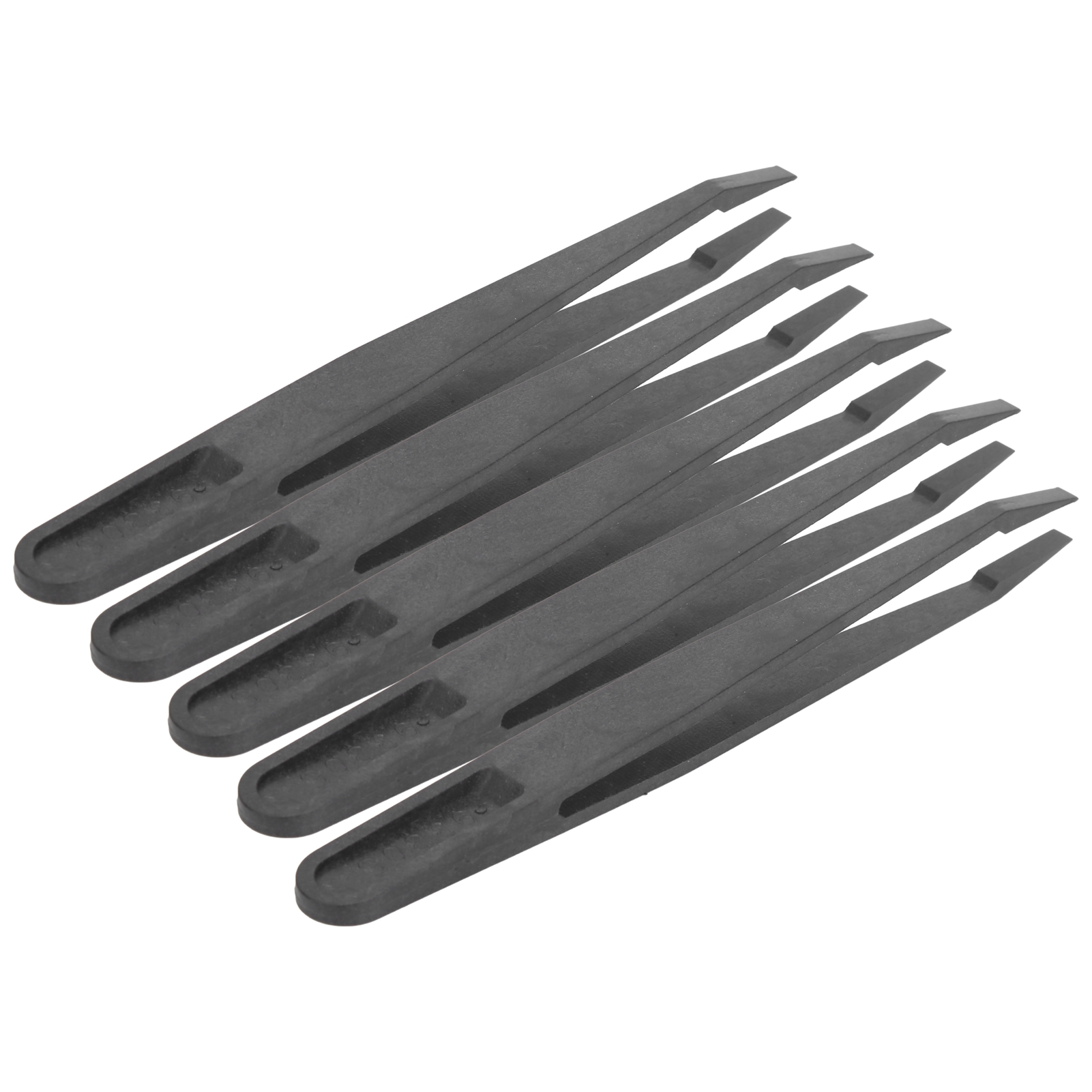 Packung Mit 20 Antistatischen Pinzetten Aus Kohlefaser Mit Gebogener Spitze Für Uhren- Und Elektronikreparaturen (diy-werkzeuge).