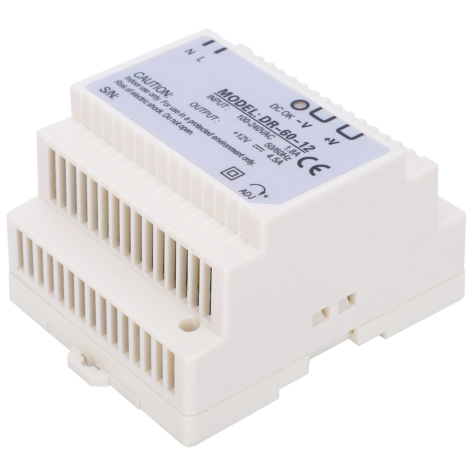 Einphasiges Berm Din-schienen-netzteil Für Industrieanlagen 100-240 V Ac Dr-60-12