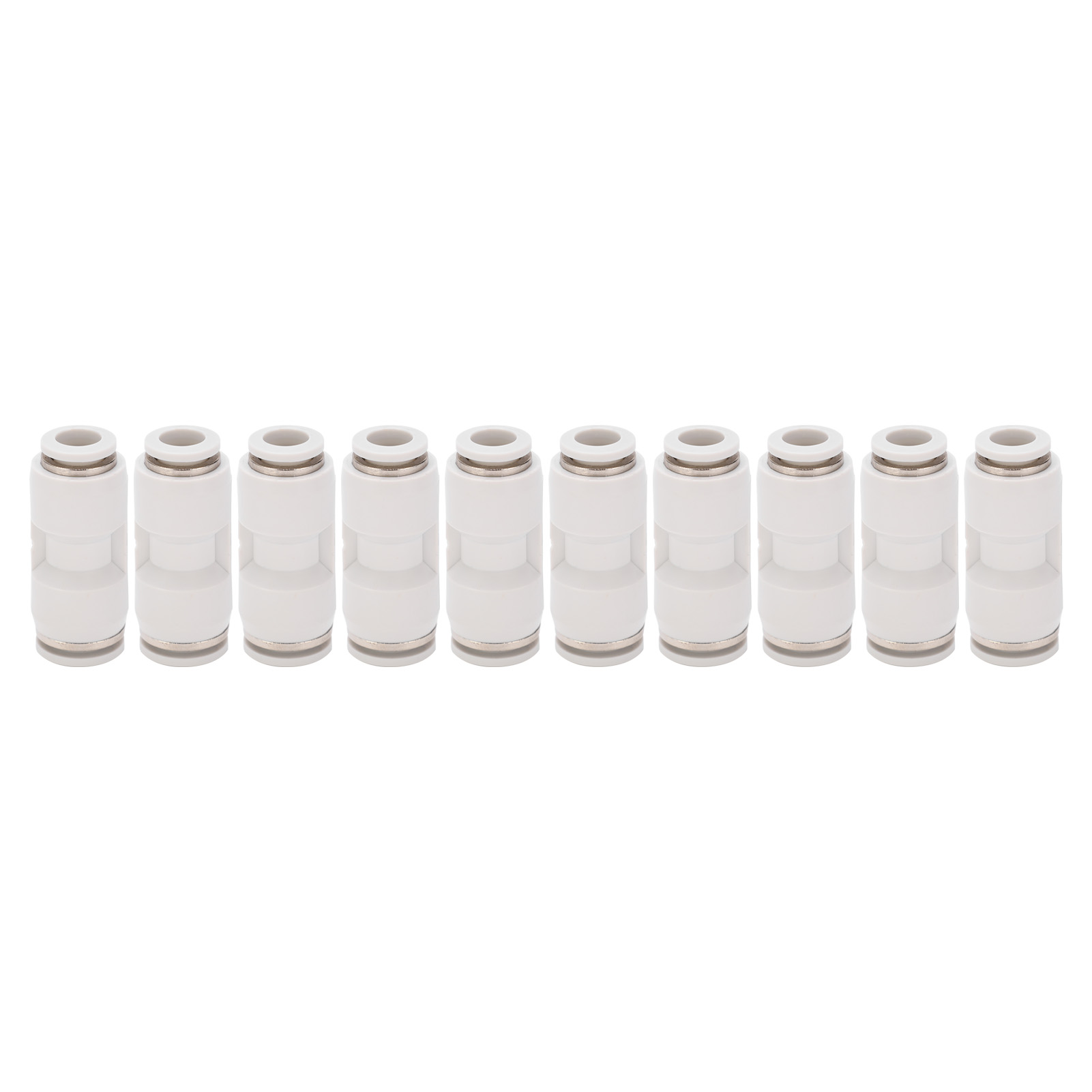 Packung Mit 10 Schnellverschluss-reduzierstücken Für Druckluftschläuche, Weiß Pg6-4
