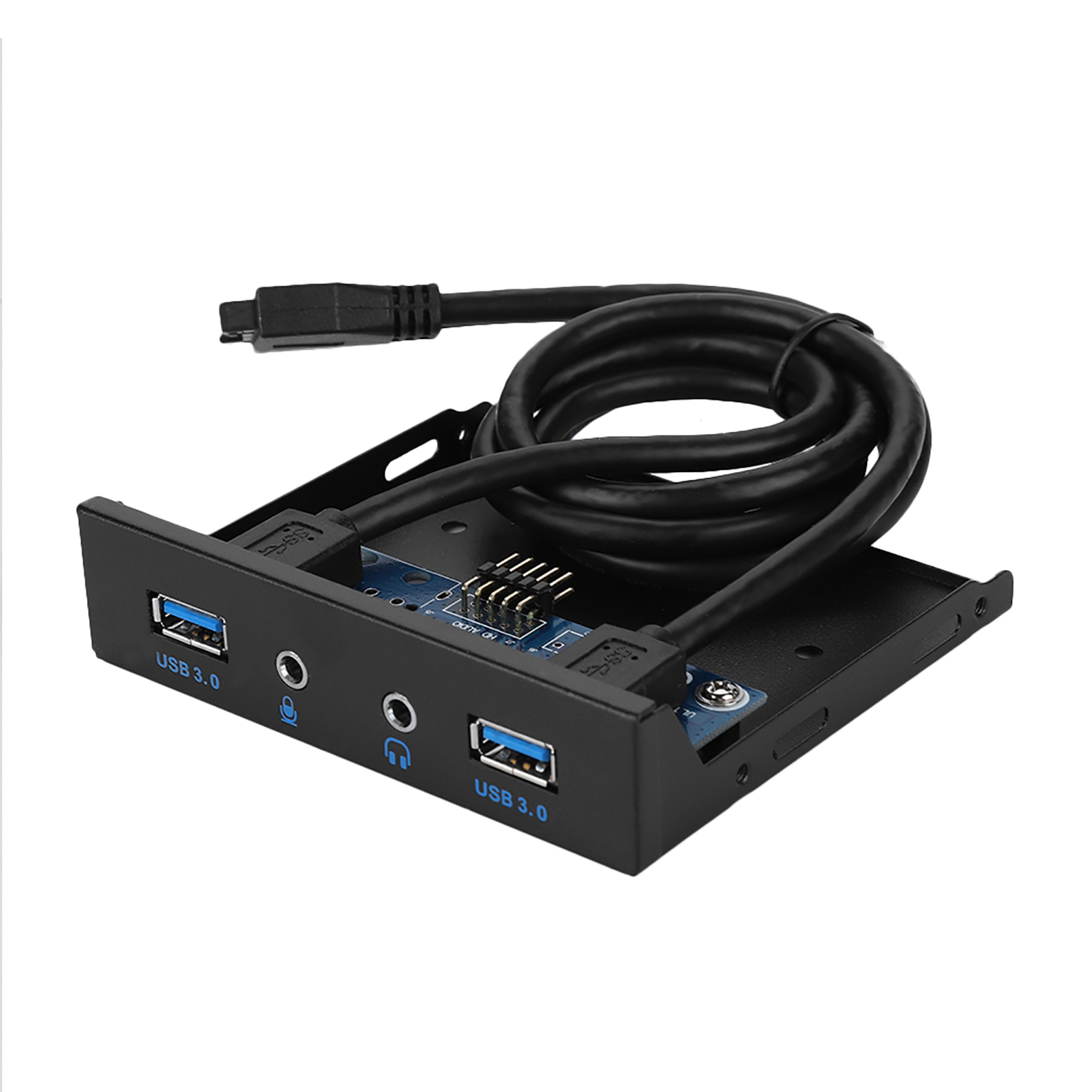 Frontseitiges Usb-3.0-audio-diskettenlaufwerk, 2 Usb-3.0-schnittstellen Mit Integriertem Mikrofon