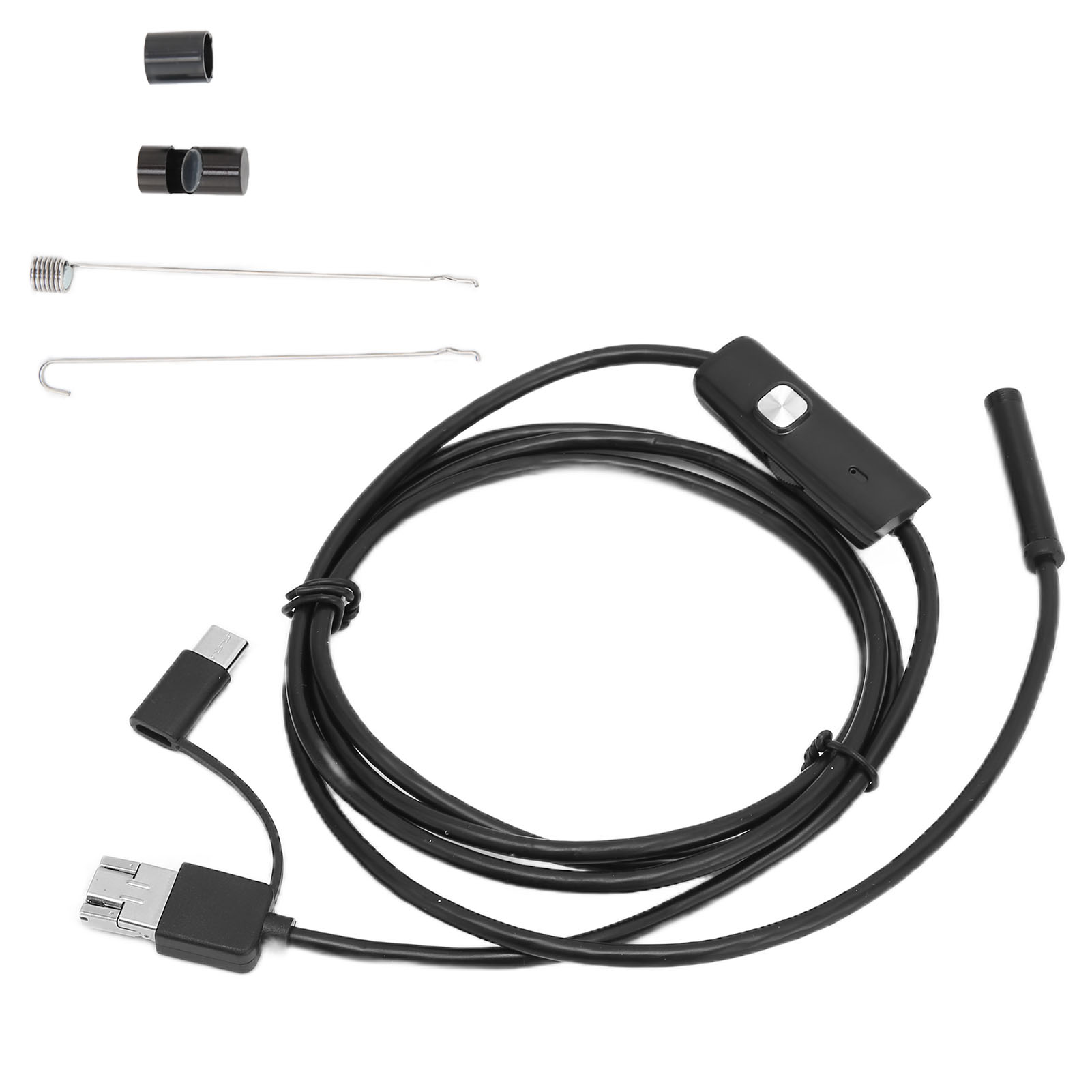 3-in-1 Hd-endoskop Für Die Reparatur Von Kfz-klimaanlagenkanälen, Mikro-endoskopkamera Für Android-mobiltelefone Und Computer