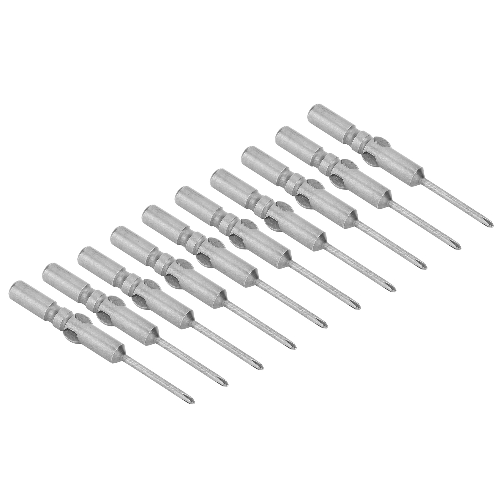 Set Mit 10 2-mm-elektroschraubendreherbits, Phillips- Und Magnetischen Schraubendreherköpfen, Ersatzteilen