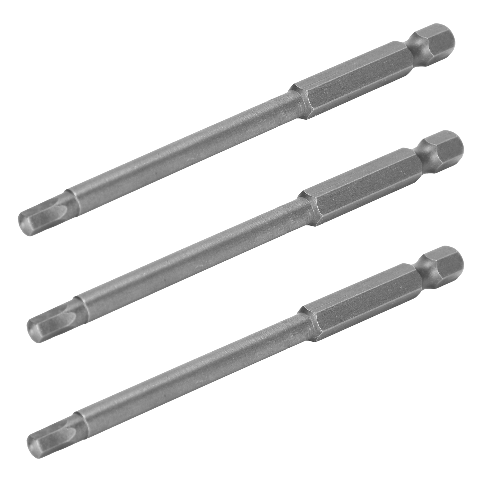 Packung Mit 10 Magnetischen Schraubendreherbits, 4 Mm Legierter Stahl, 6,35 Mm (1/4 Zoll) Sechskantschaft.
