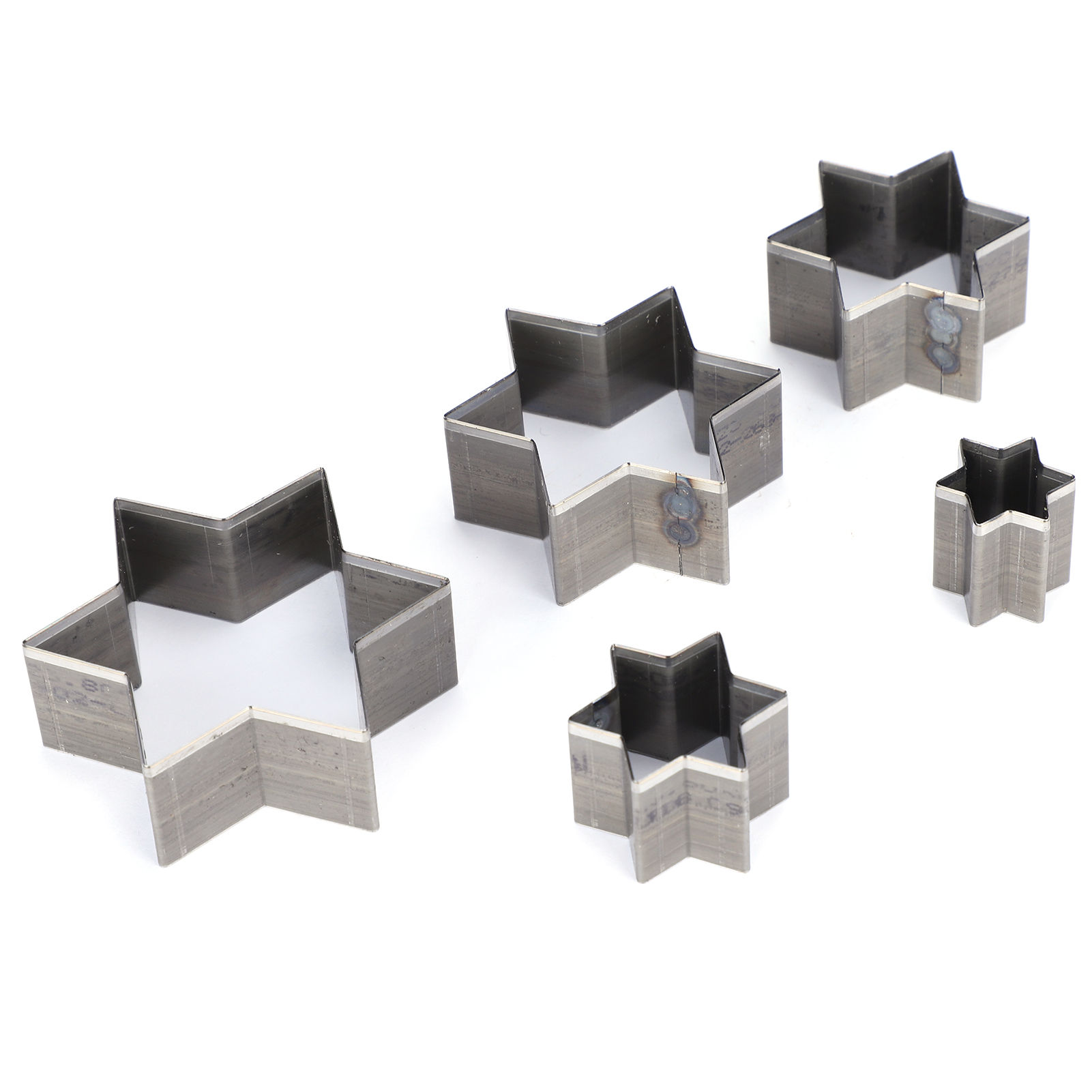 Set Mit 5 Lederstanzformen, Hohle Sternförmige Ausstechformen, Diy-werkzeug Für Bastelarbeiten