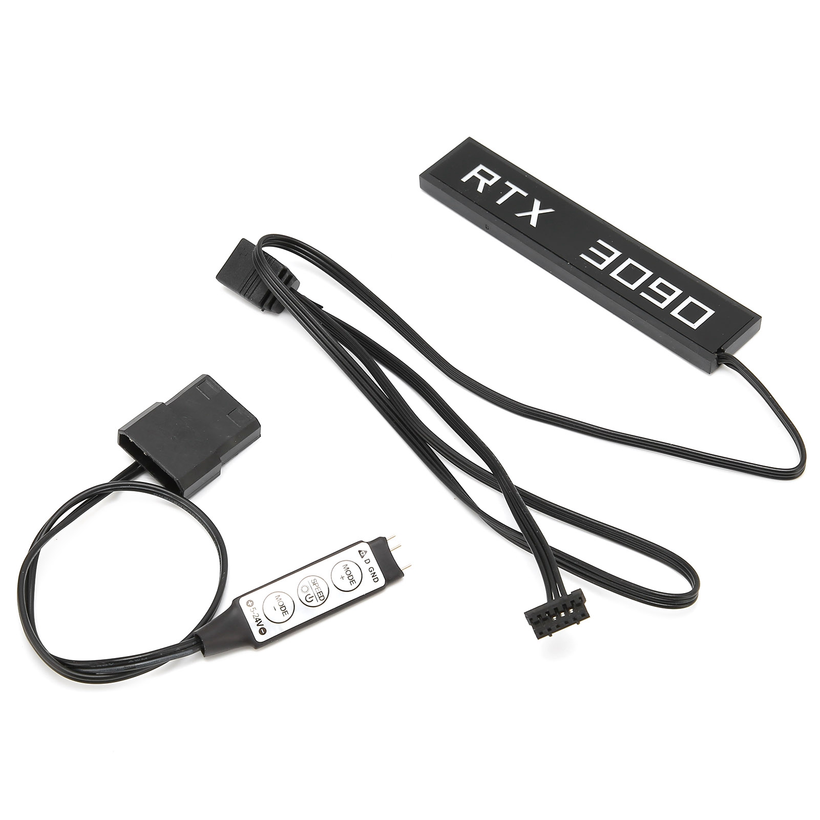 Rgb-grafikkartenbeleuchtung, 3-pin- Und 6-pin-anschlüsse, 50 Cm Länge, Mainboard-synchronisierung, 5-v-computerzubehör