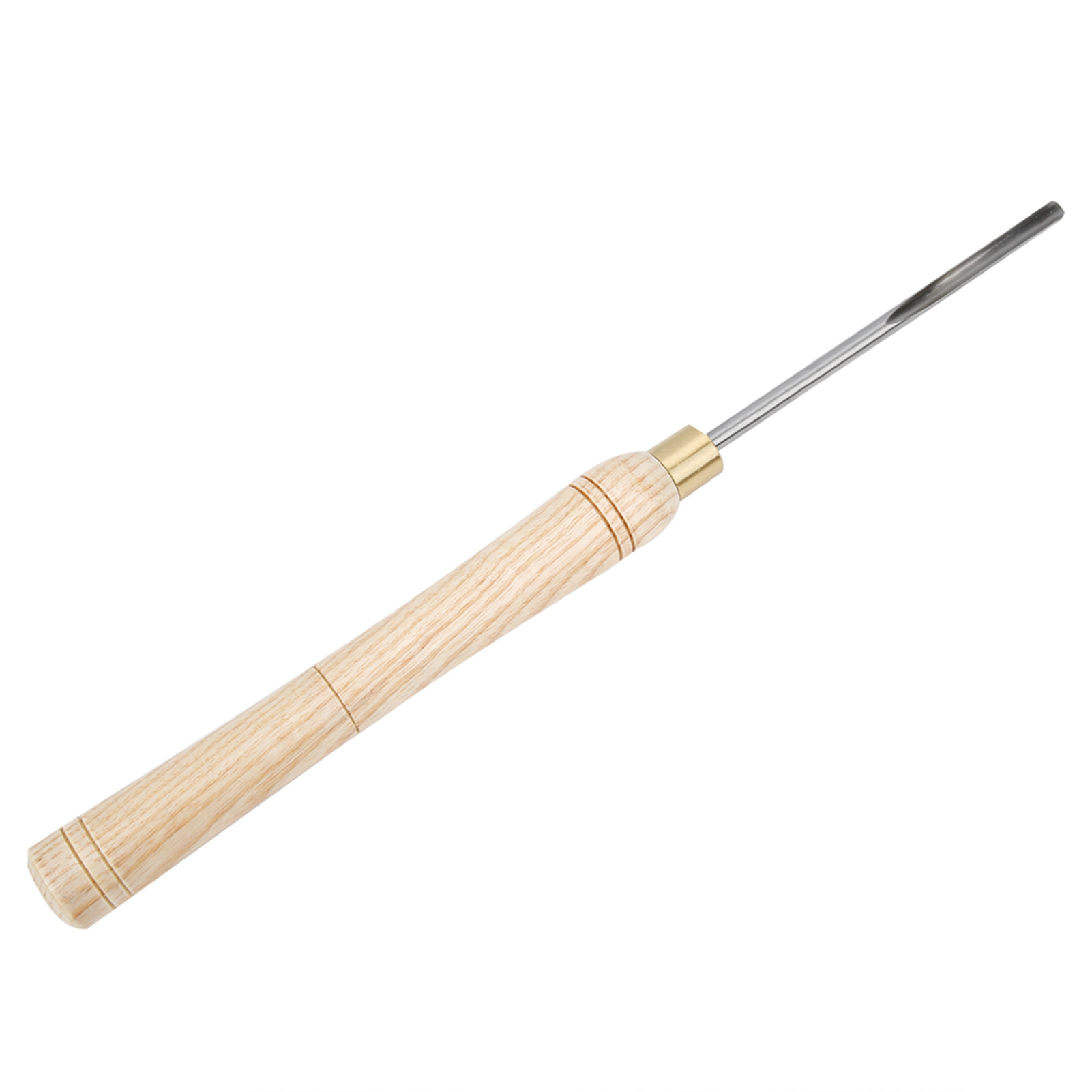 Hss-holzmeißel Für Die Drechselbank, 8 Mm (0,3 Zoll) Gebogene Innenklinge, Holzgriff