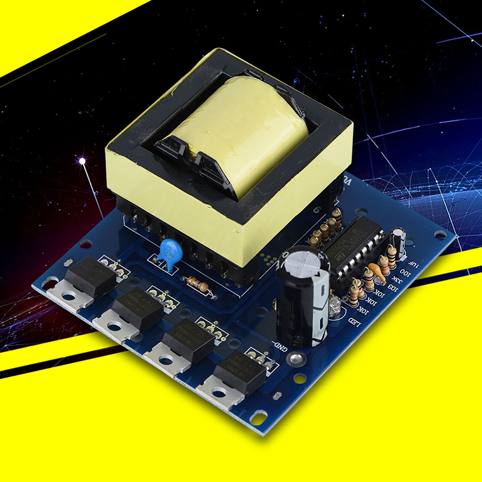 500-w-dc-12-v/24-v-auf-ac-18-v-aufwärtswandlermodul 0–220 V–380 V