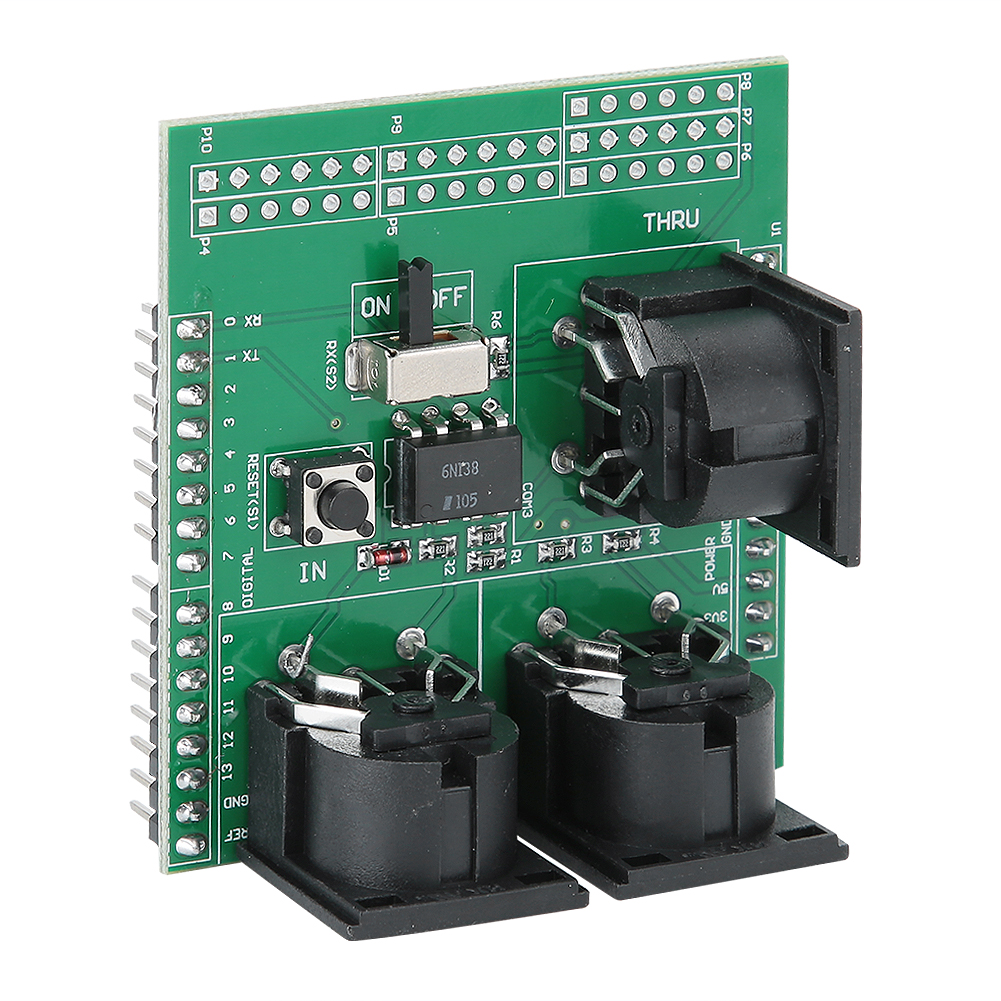 Midi Shield Erweiterungsplatine Für Arduino Digital R3 Avi Pic Schnittstellenadapter