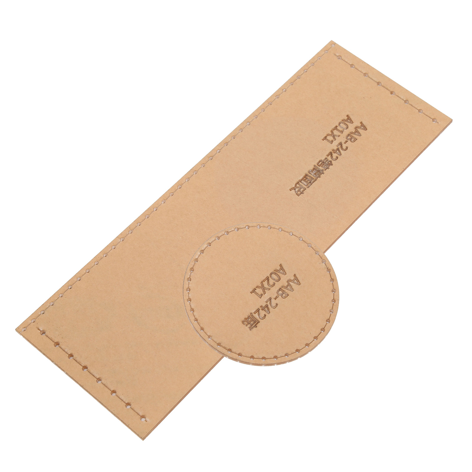 Klare Acryl-schablone (2er-set): Einfaches Und Langlebiges Aufbewahrungswerkzeug Für Die Handgefertigte Herstellung Von Stifthaltern Aus Leder.