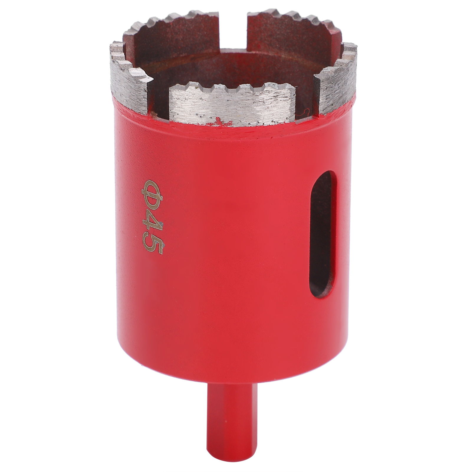 Roter, Diamantbeschichteter Wellensägenaufsatz, Elektrische Bohrmaschine Mit Geradem Griff, 45 Mm