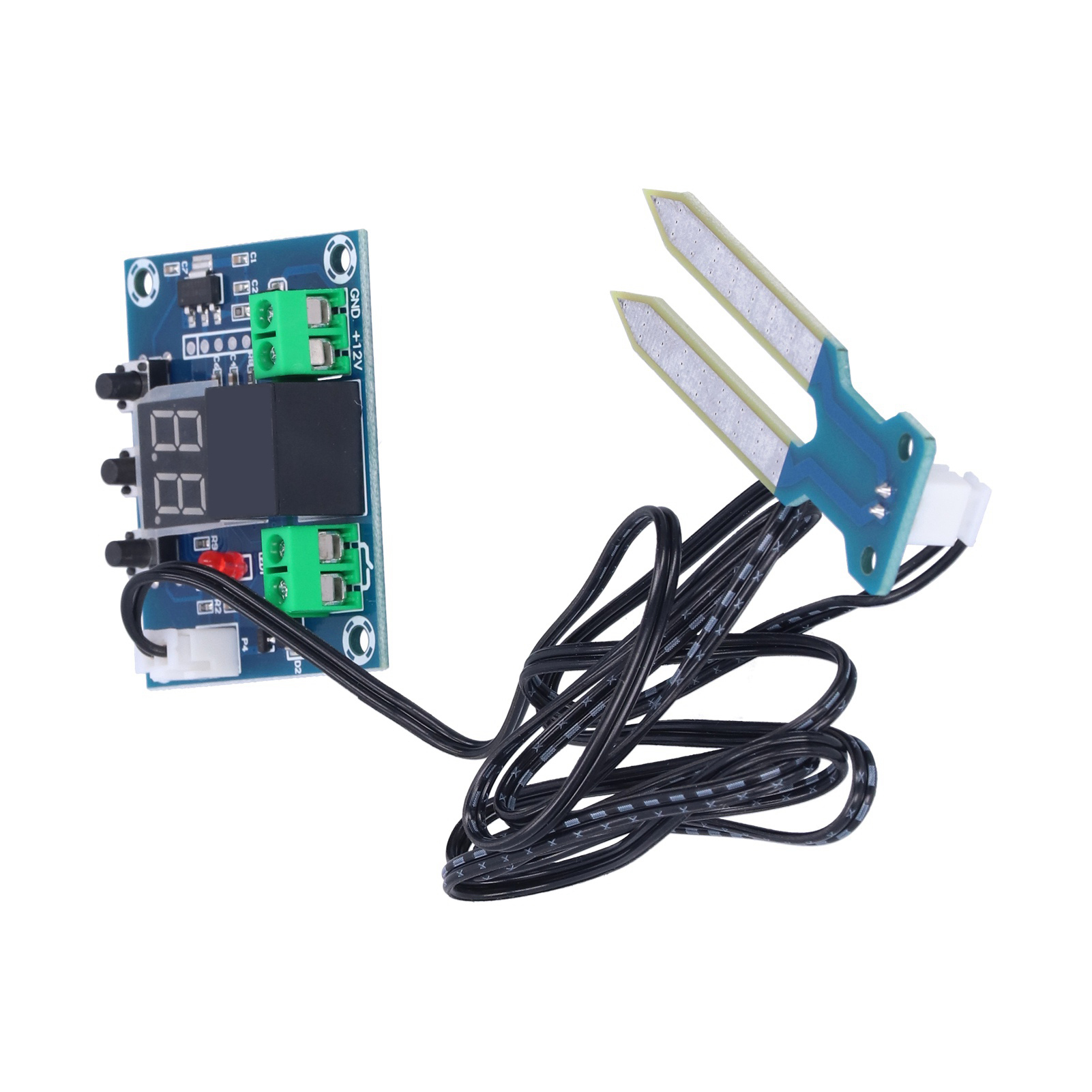 Feuchtigkeitsregelungsmodul, Bodensensor, Automatische Bewässerung, Digitalanzeige Xh-m214 Dc12v