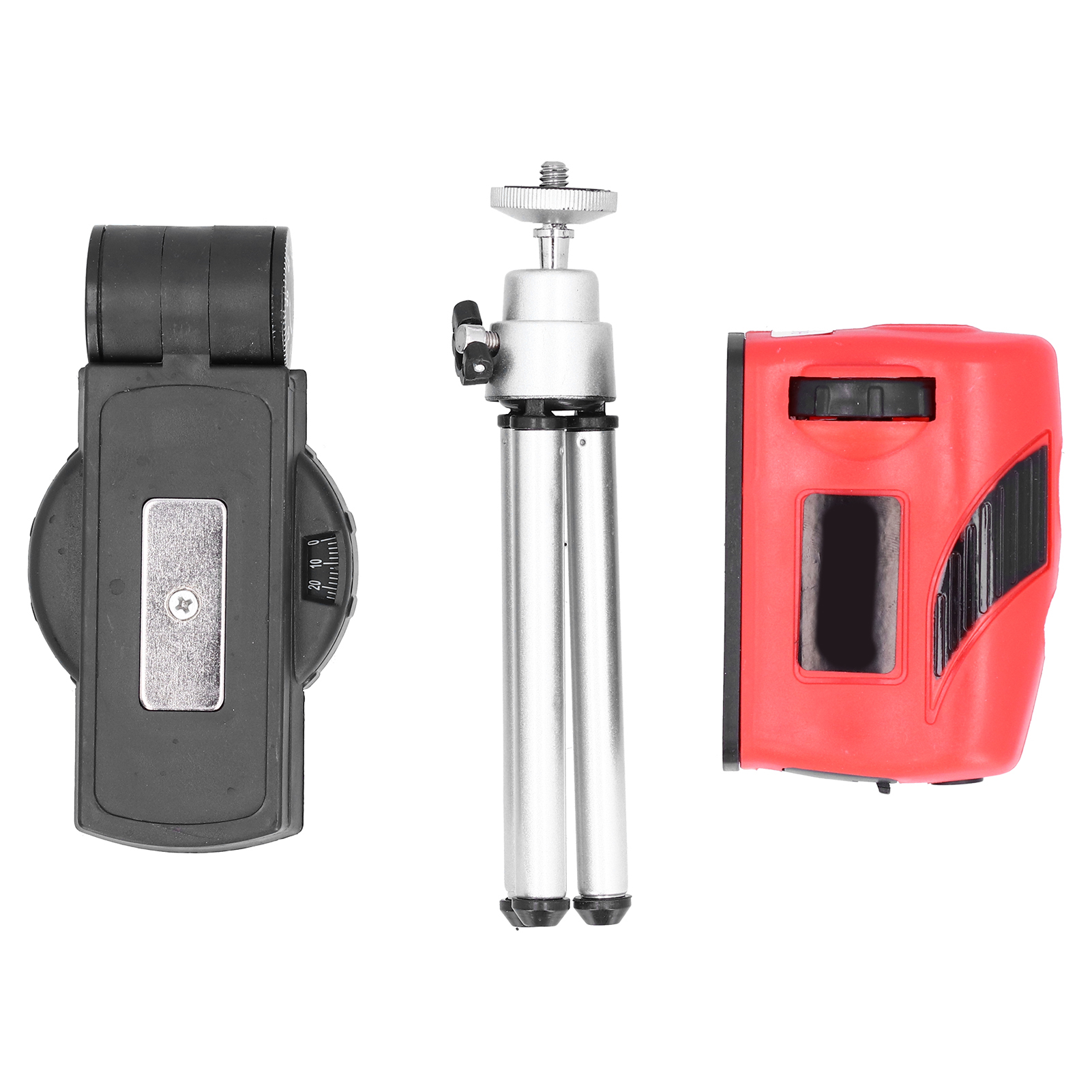 Rote Wasserwaage, Praktisches Und Robustes Messinstrument Aus Abs Mit Einfachem Stativ.