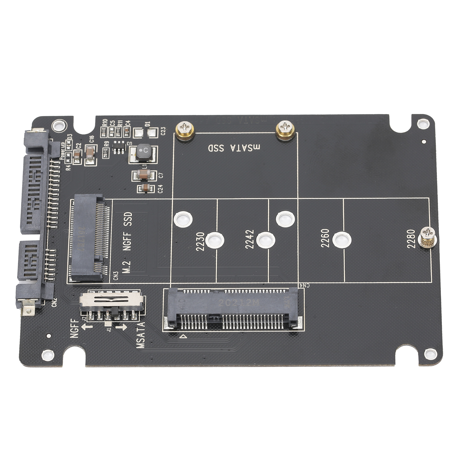 M.2 Ngff/msata Zu Sata 3.0 Adapter, Ssd Zu Sata Konverter, Lesekarte, Computerhardware