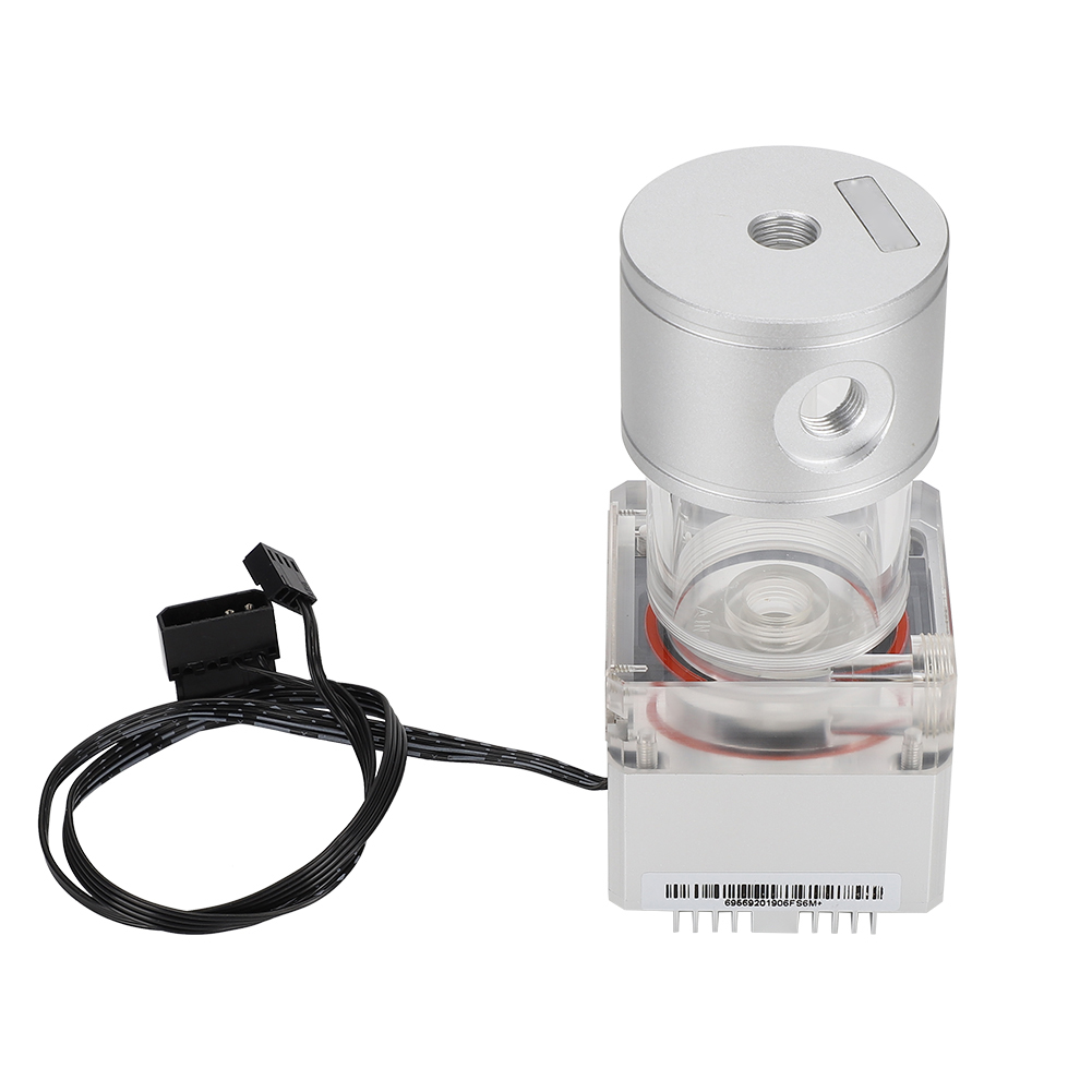 Integriertes Wasserkühlungspumpen-reservoir-kit Für Pub Fs6ma-14 Computer, 800 L/h Fördermenge, 4 Meter Förderhöhe (silber)