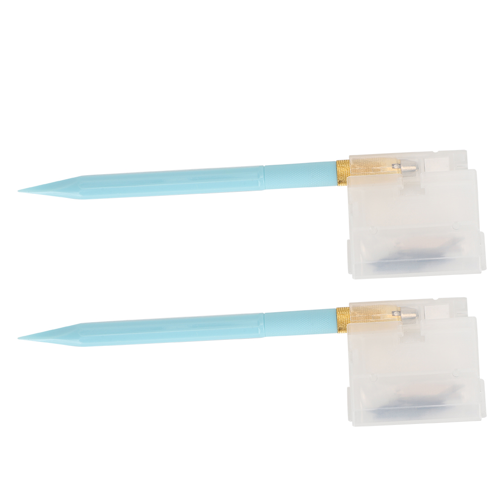 Set Mit 2 Sk5 Graviermessern, Gravierstift, Schneidwerkzeugen Für Gummistempel Und Diy-aufkleber, Himmelblau