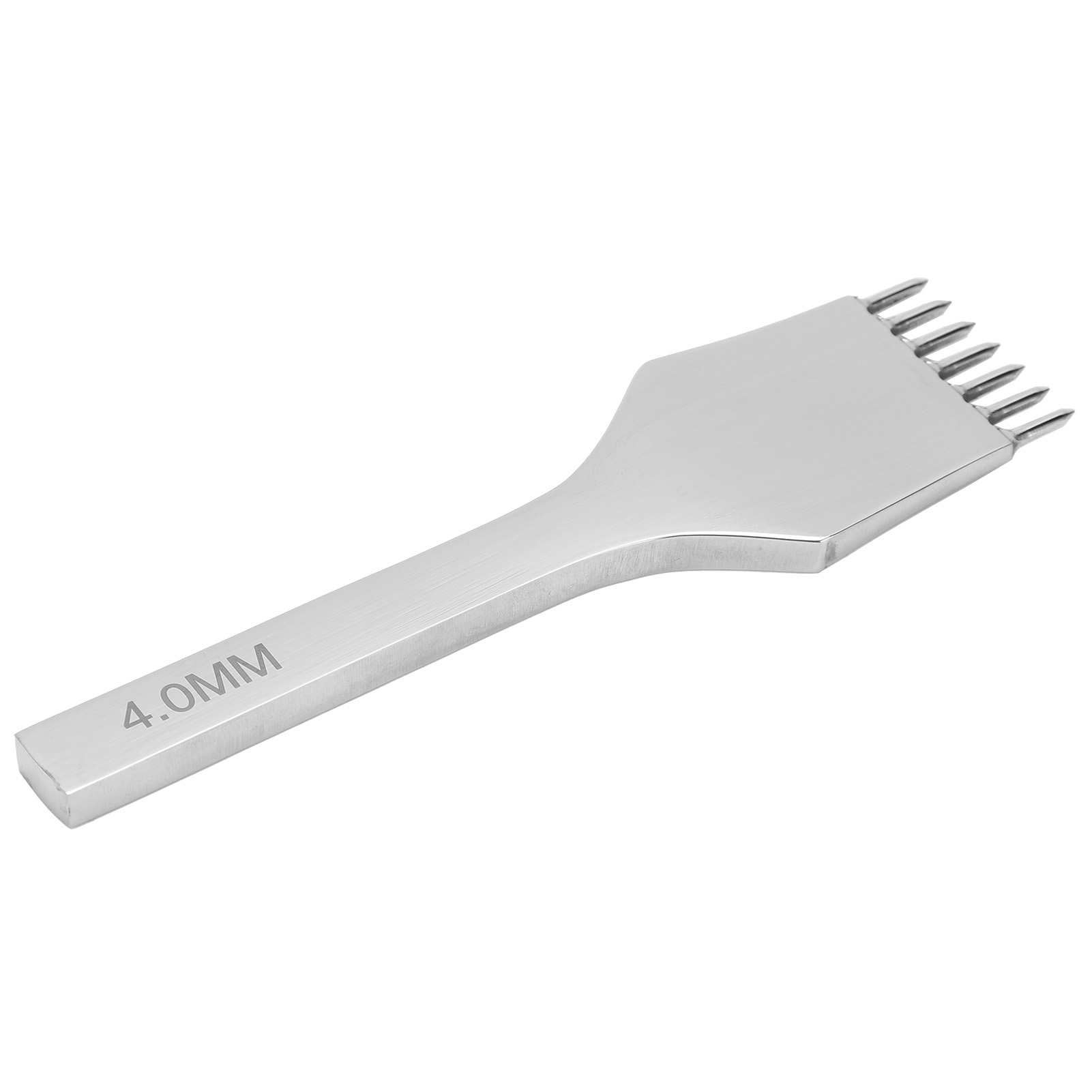 Rundzinken-lederlocher, Stahllocher Für Näh- Und Bastelarbeiten (4 Mm, 7 Zinken), 4 Mm