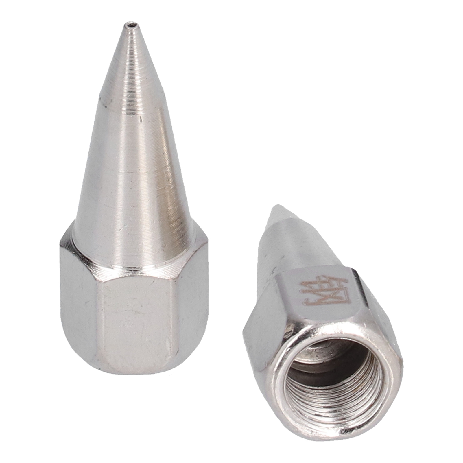 Packung Mit 10 Standard-fettpressendüsen Vom Typ Sharp, Anschlüsse Für Manuelle Pneumatische Fettpressen, 1/8