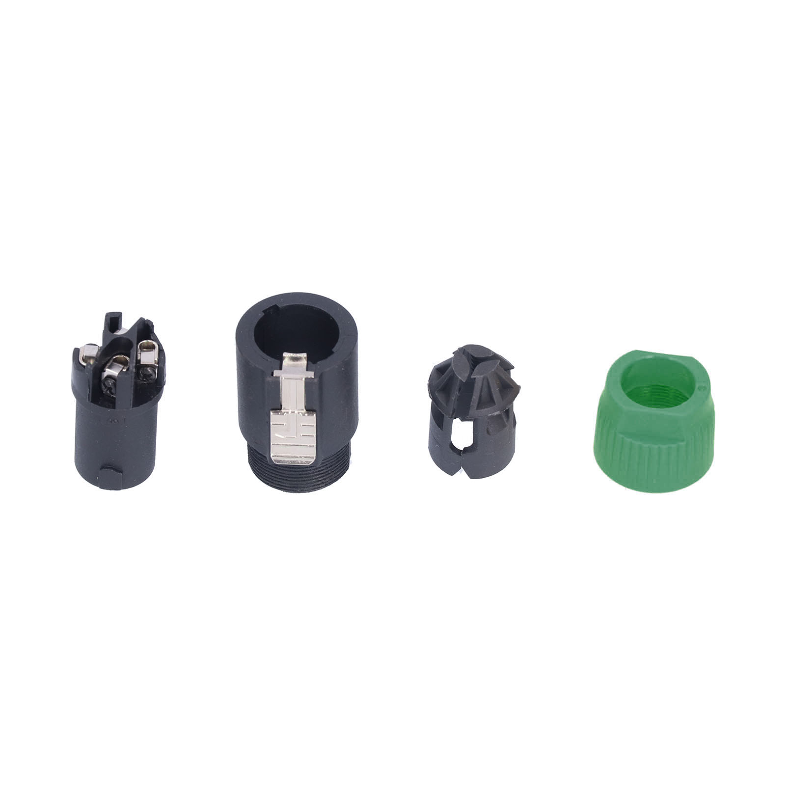 4 Drehverriegelungs-audioverstärkerkabelstecker Für 4-polige Lautsprecher Cnl4fc (grün)
