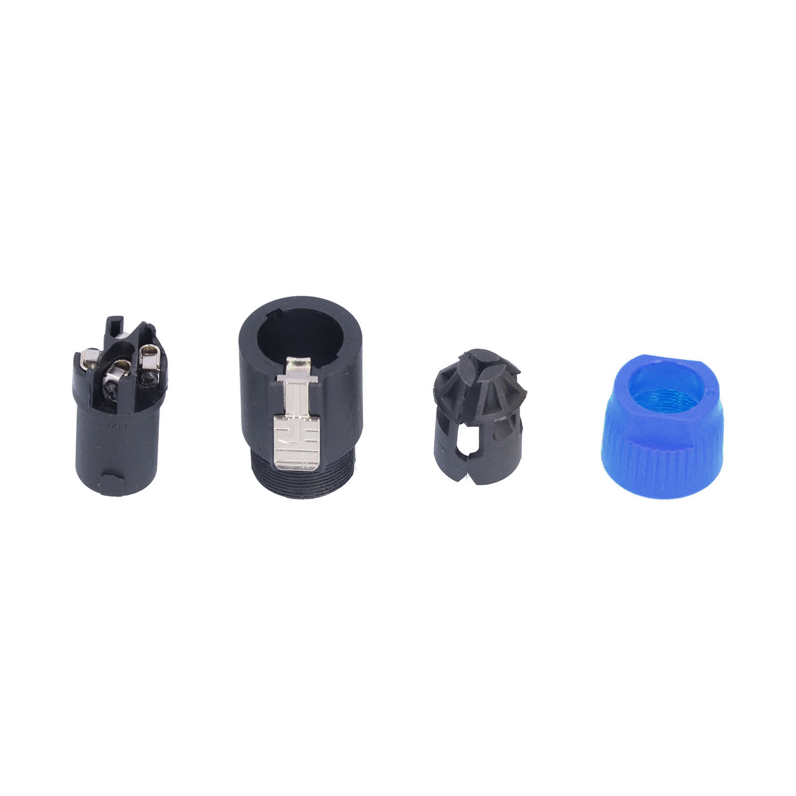 4 Drehverriegelungs-audioverstärkerkabelstecker Für 4-polige Lautsprecher Cnl4fc (blau)