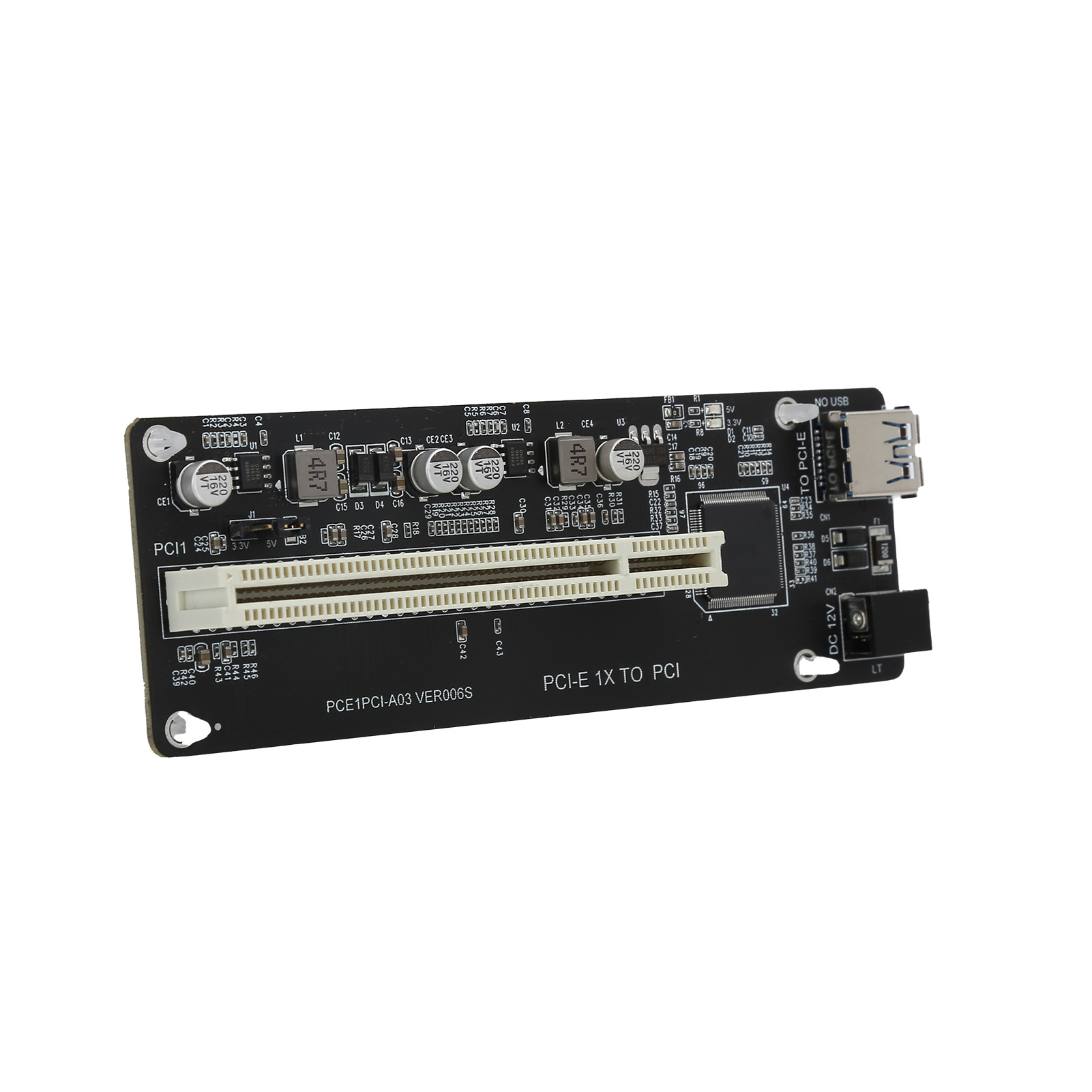 2-port-pcie-zu-pci-erweiterungskarte, Adapterchip Für Die Videoüberwachungs-erfassungssteuerung